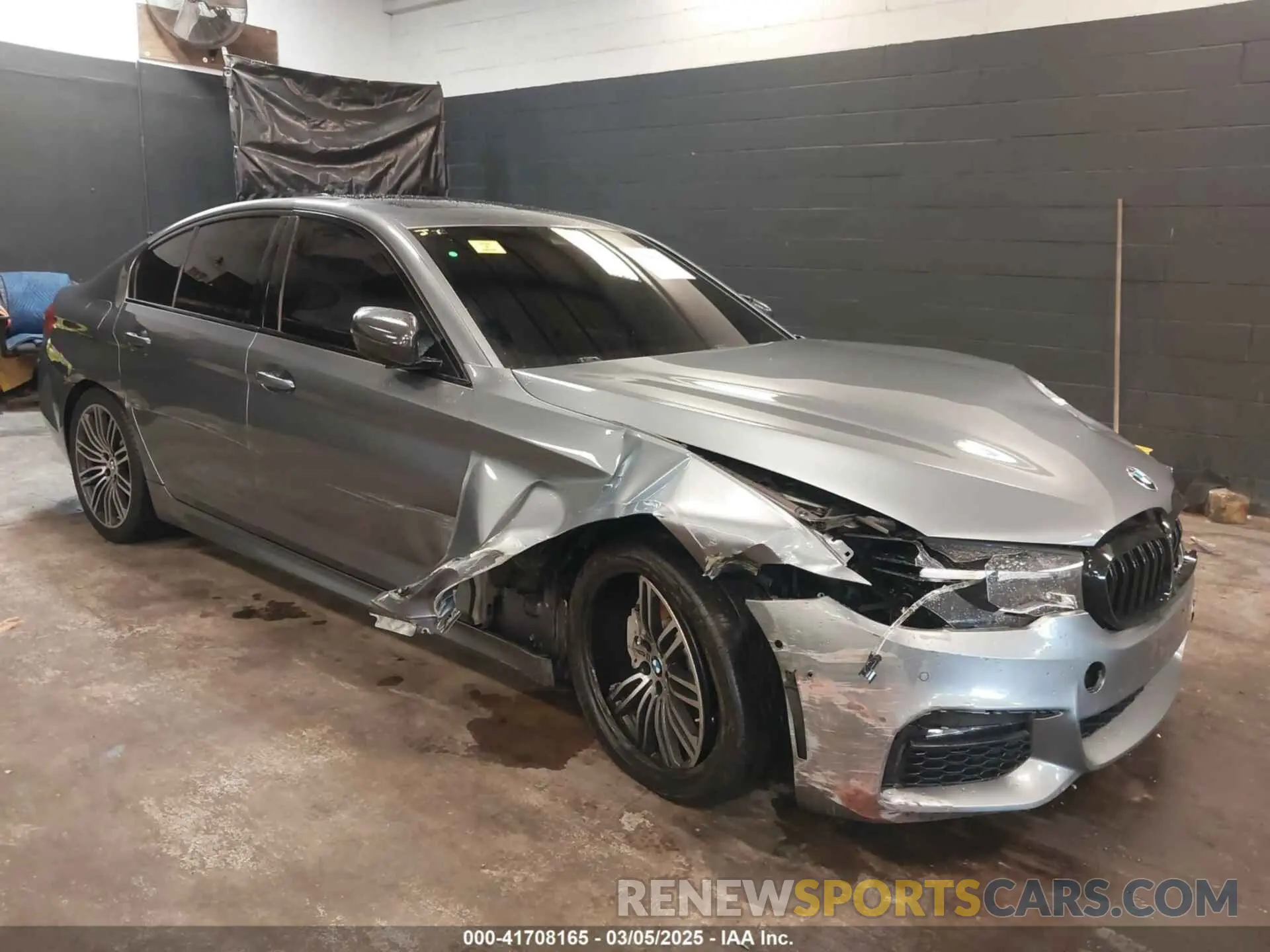 1 Photograph of a damaged car WBAJA7C54KG911943 BMW 530I 2019