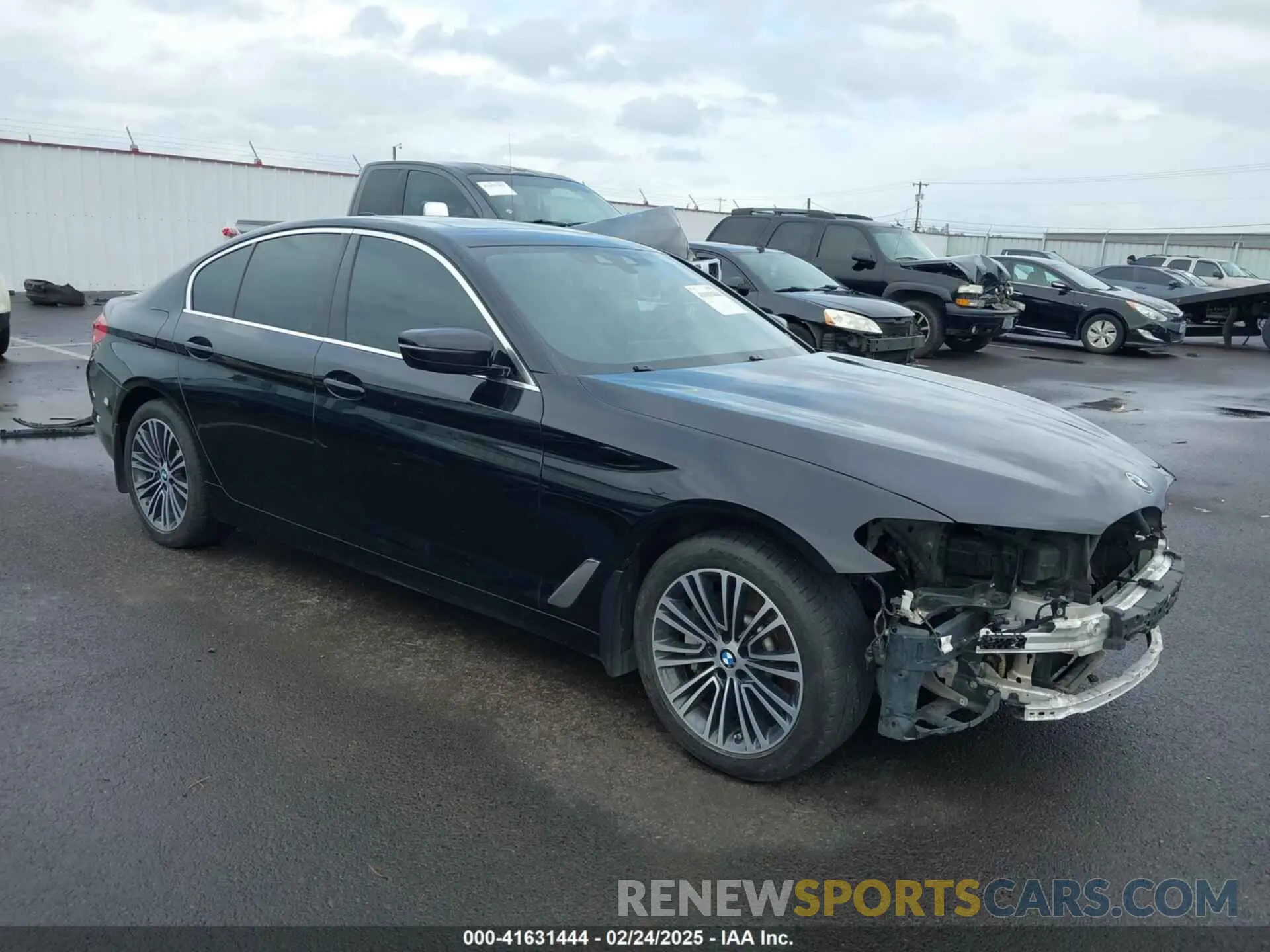 1 Photograph of a damaged car WBAJA7C54KWW07260 BMW 530I 2019