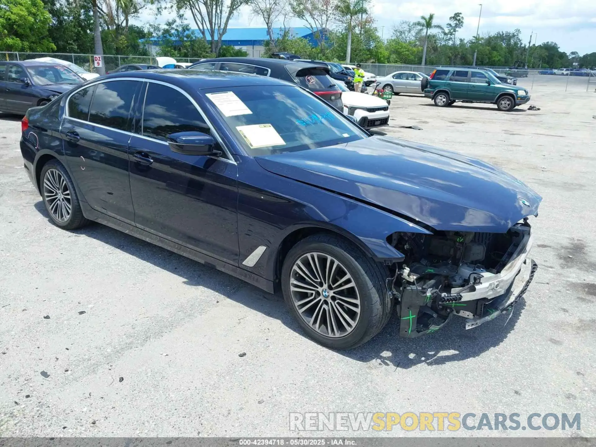 1 Photograph of a damaged car WBAJA7C56KG911605 BMW 530I 2019