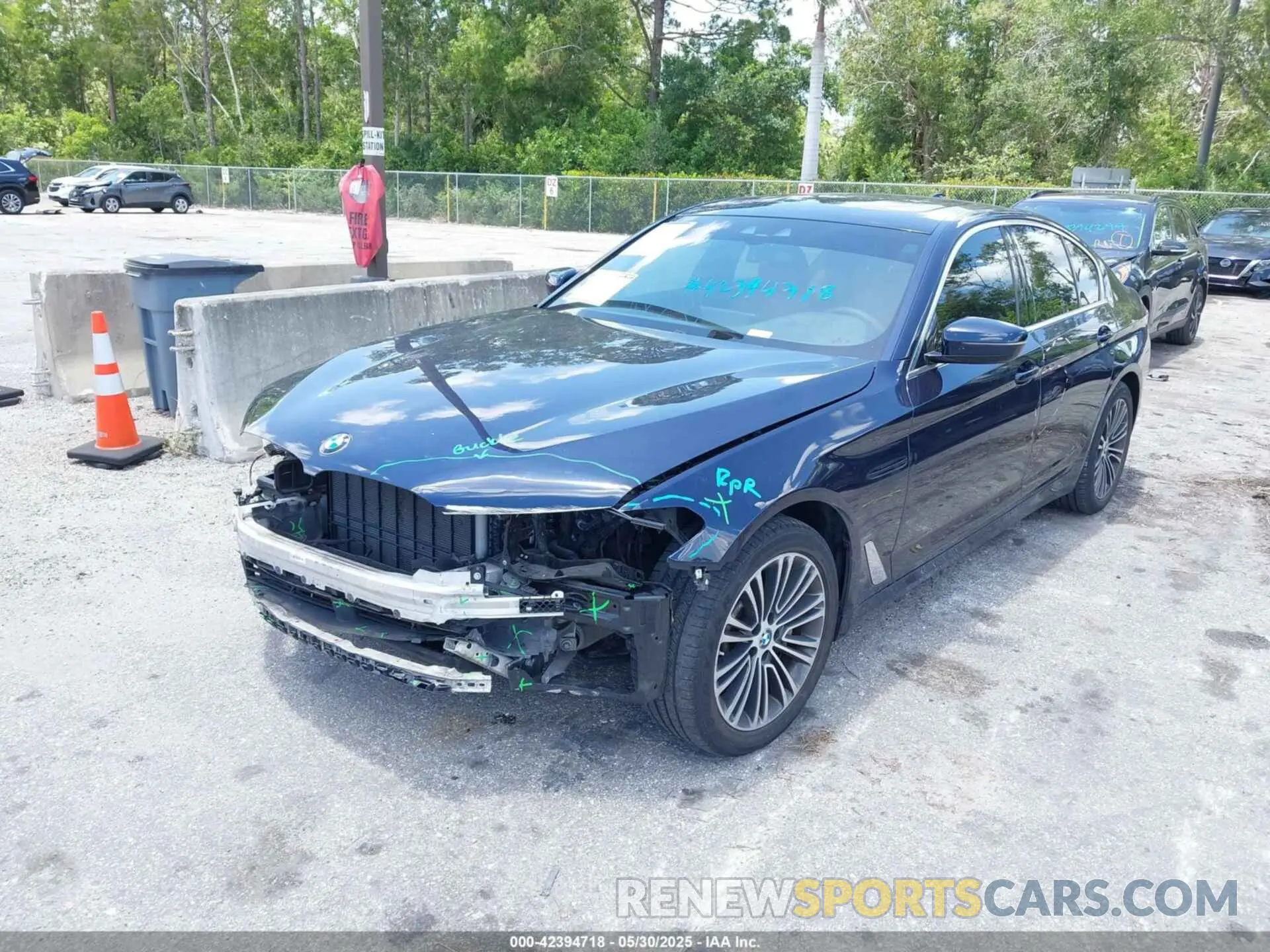 6 Photograph of a damaged car WBAJA7C56KG911605 BMW 530I 2019