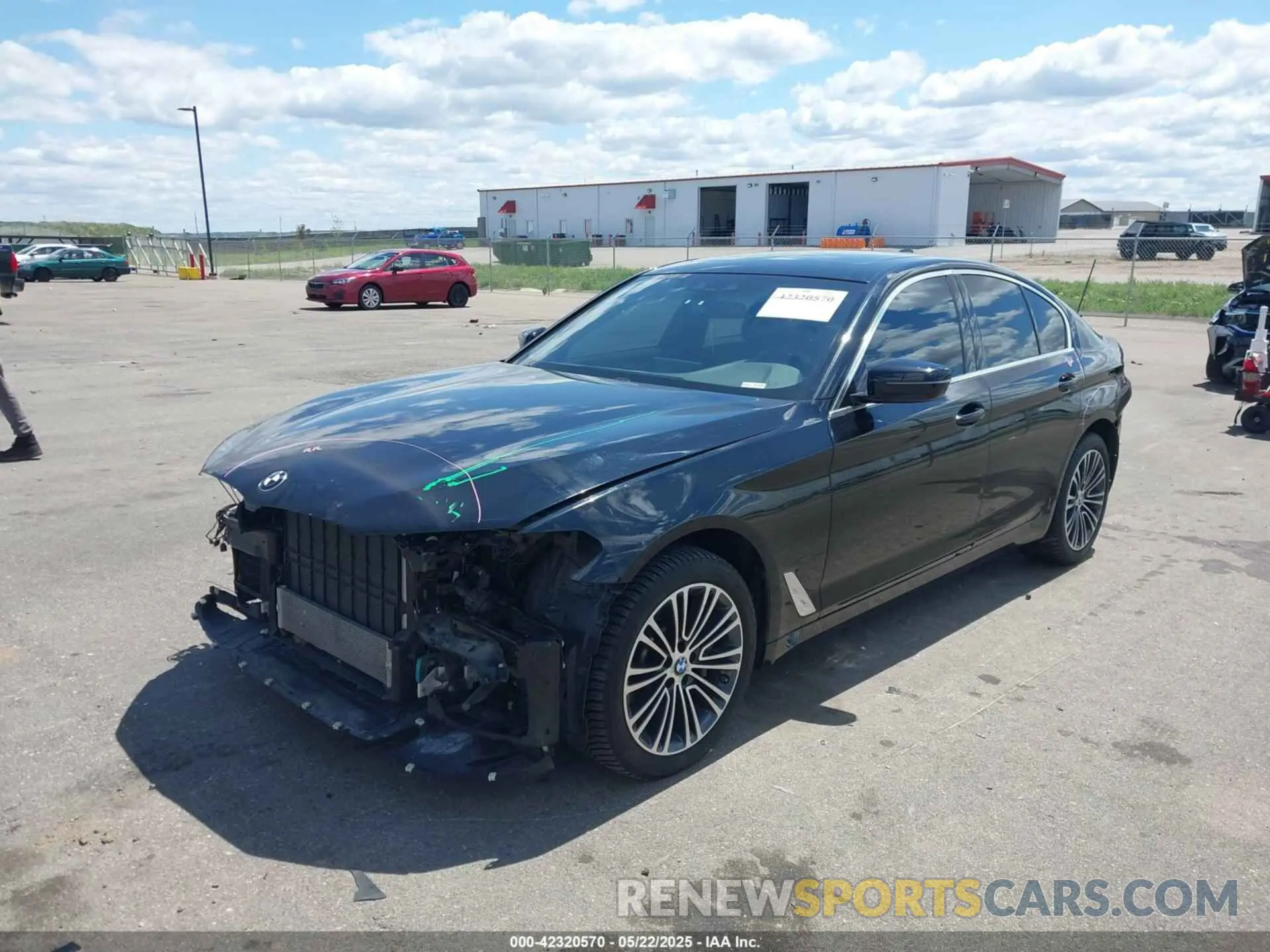 2 Photograph of a damaged car WBAJR7C00LBP96334 BMW 530I 2020