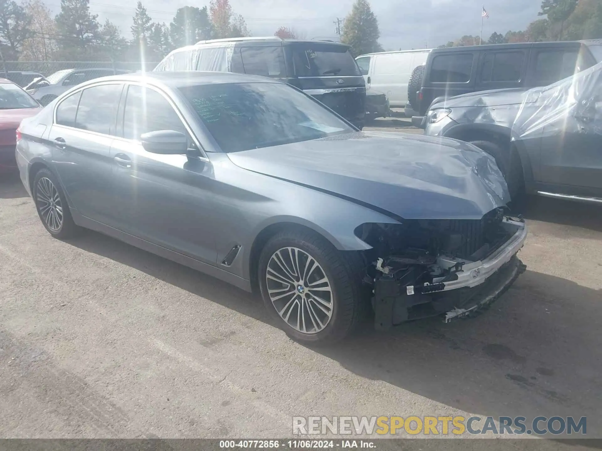 1 Photograph of a damaged car WBAJR7C01LCD66163 BMW 530I 2020