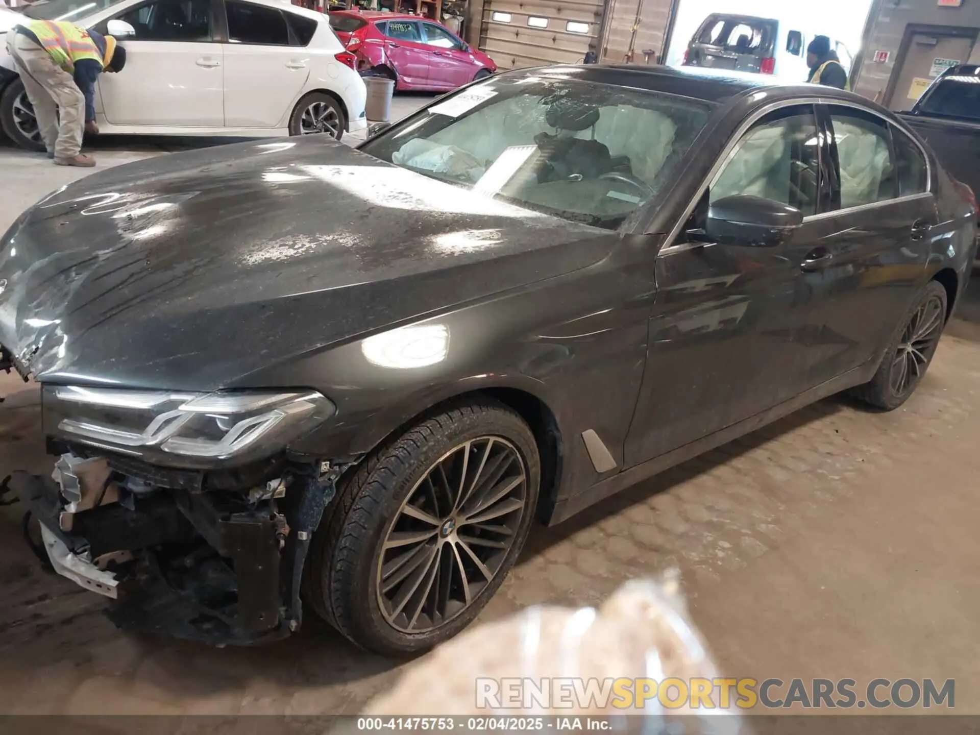 2 Photograph of a damaged car WBA13BJ00MWW94937 BMW 530I 2021