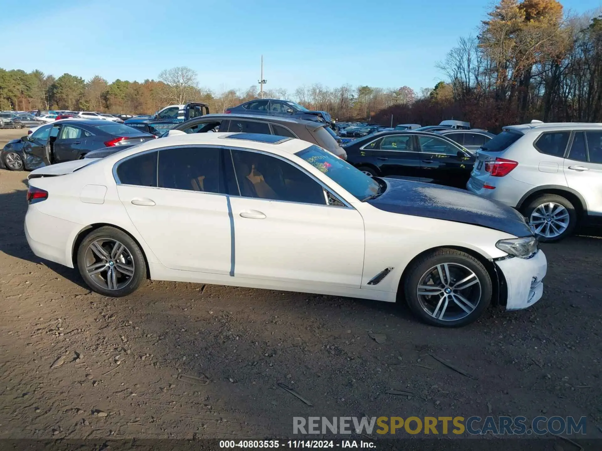 12 Photograph of a damaged car WBA13BJ01MWX10949 BMW 530I 2021