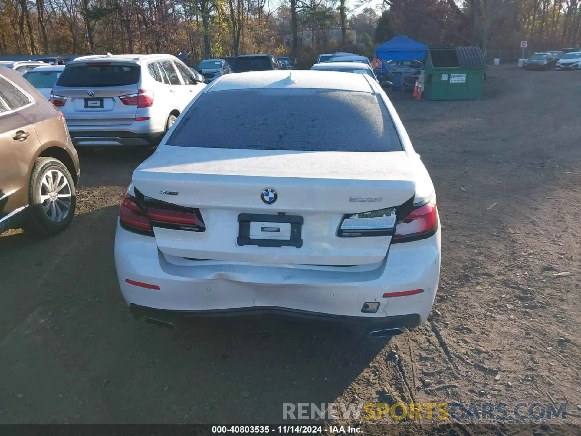 15 Photograph of a damaged car WBA13BJ01MWX10949 BMW 530I 2021