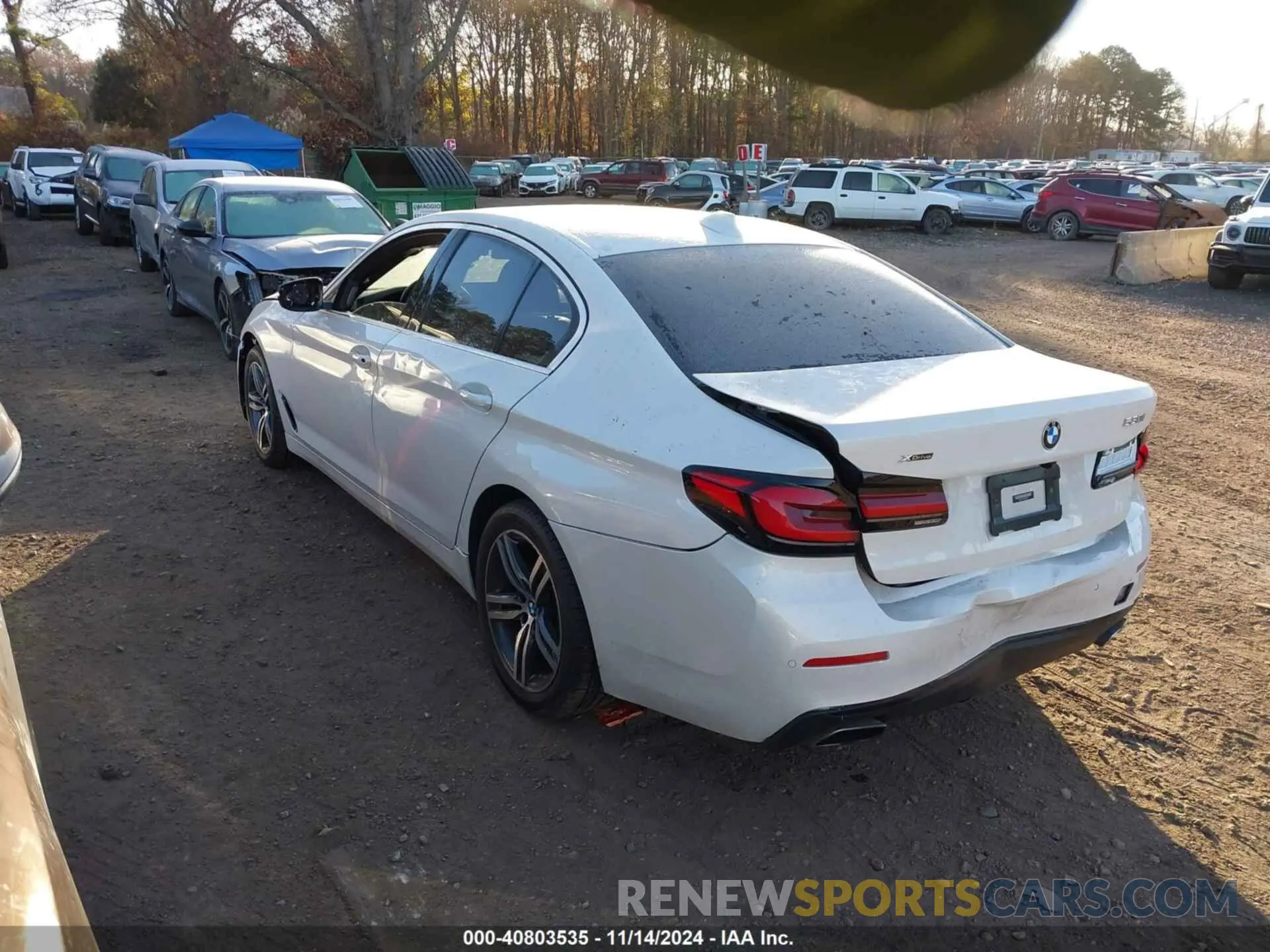 3 Photograph of a damaged car WBA13BJ01MWX10949 BMW 530I 2021