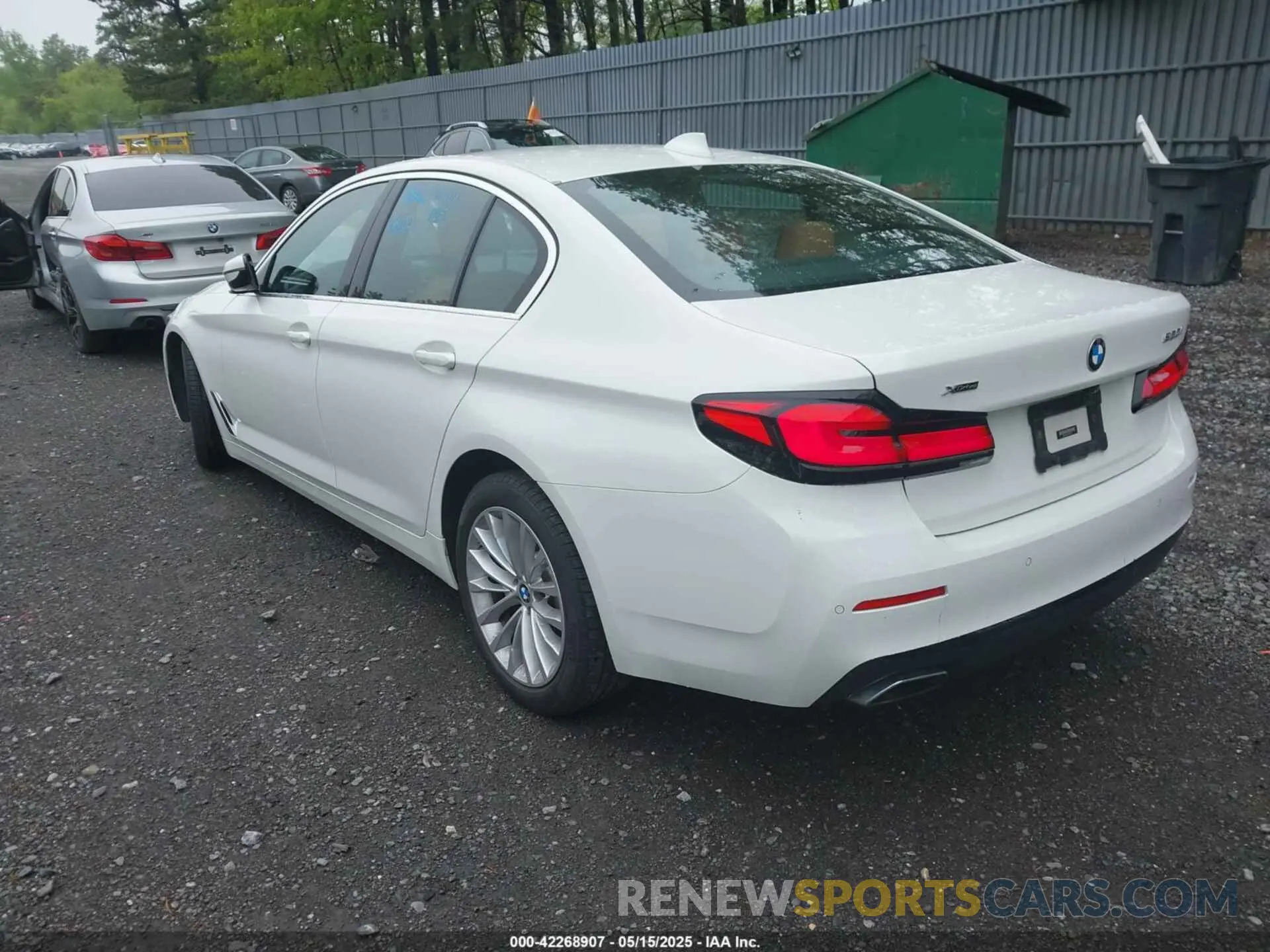 3 Photograph of a damaged car WBA13BJ03MCG80602 BMW 530I 2021