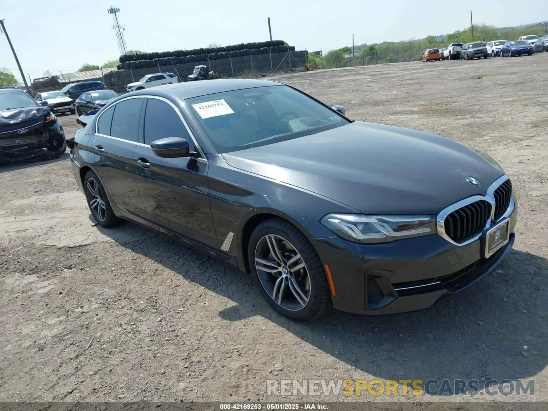 1 Photograph of a damaged car WBA13BJ04MCF43555 BMW 530I 2021
