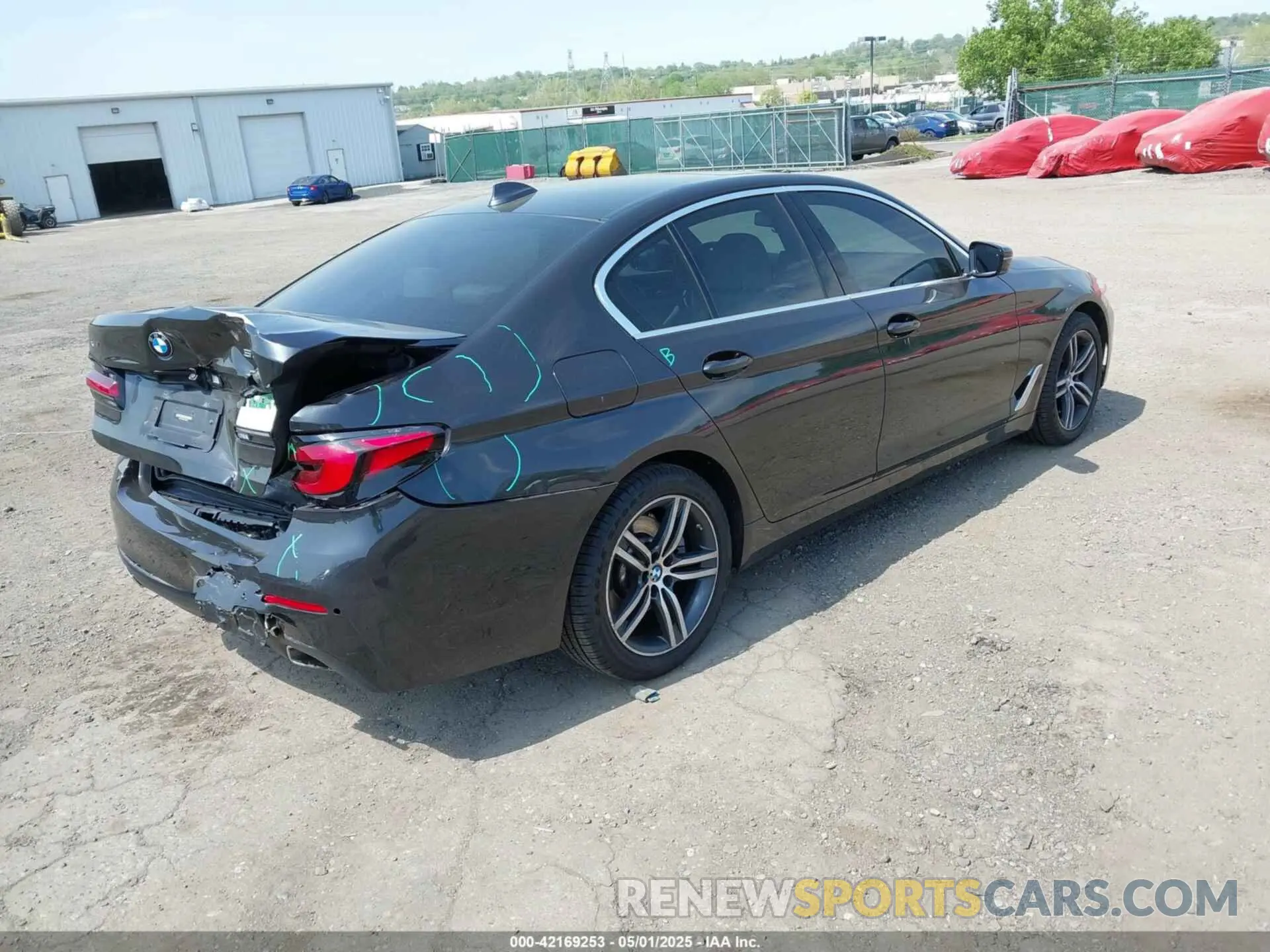 4 Photograph of a damaged car WBA13BJ04MCF43555 BMW 530I 2021