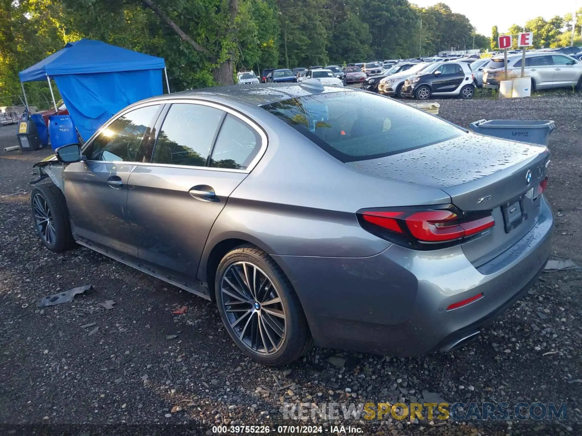 3 Photograph of a damaged car WBA13BJ05MWW99373 BMW 530I 2021