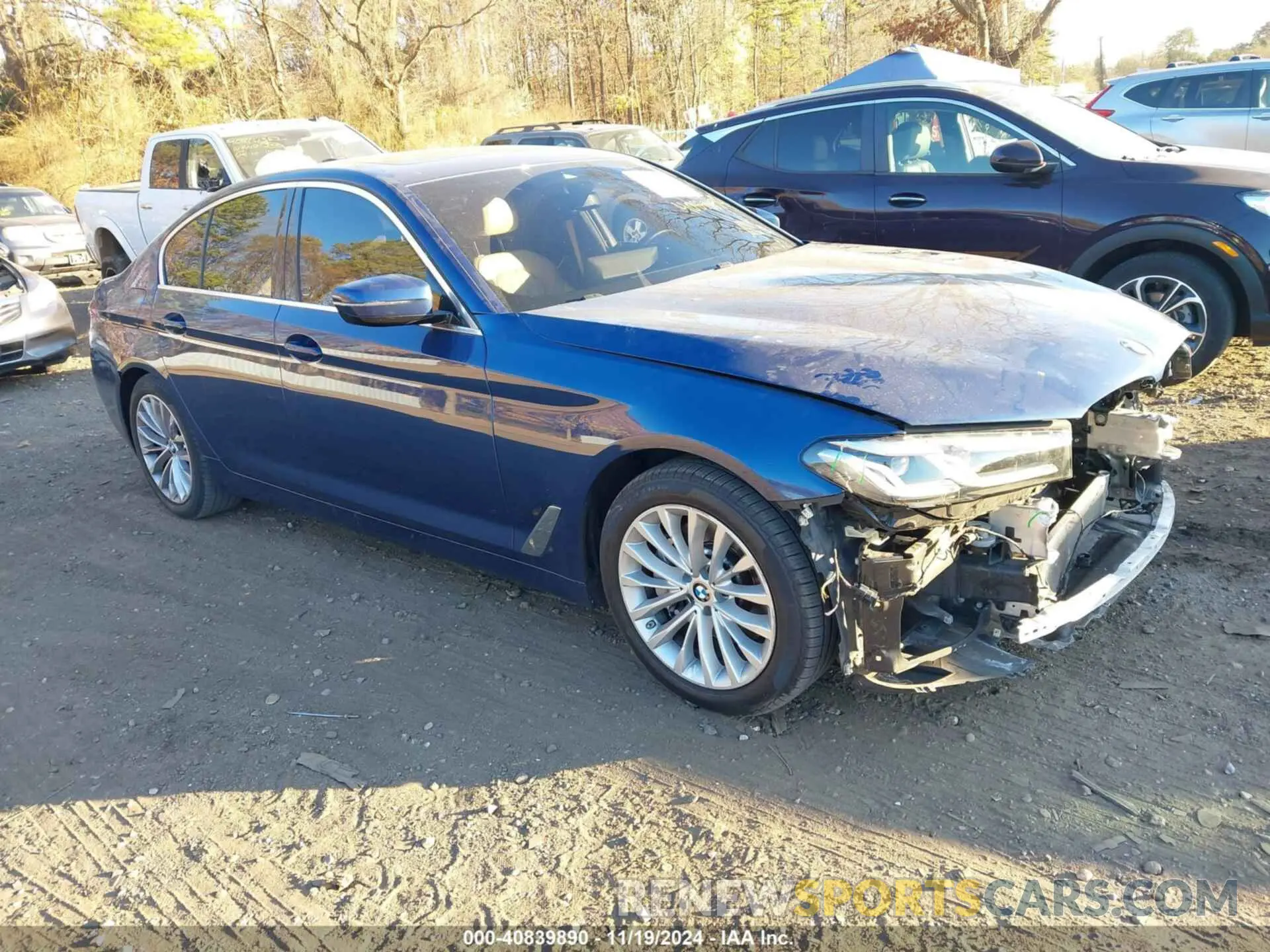 1 Photograph of a damaged car WBA13BJ05MWX33361 BMW 530I 2021