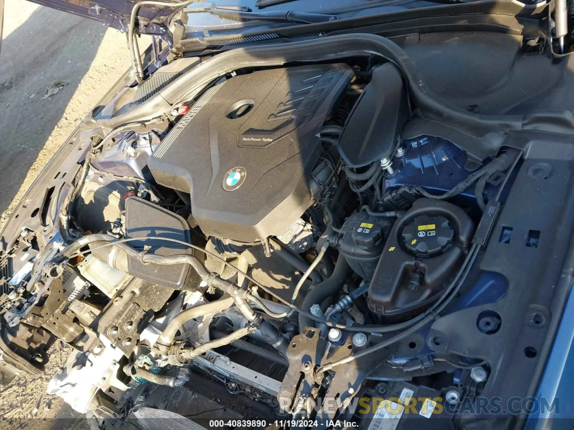 10 Photograph of a damaged car WBA13BJ05MWX33361 BMW 530I 2021