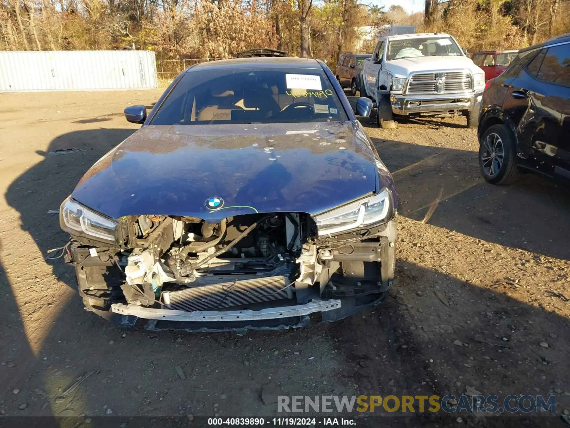 12 Photograph of a damaged car WBA13BJ05MWX33361 BMW 530I 2021