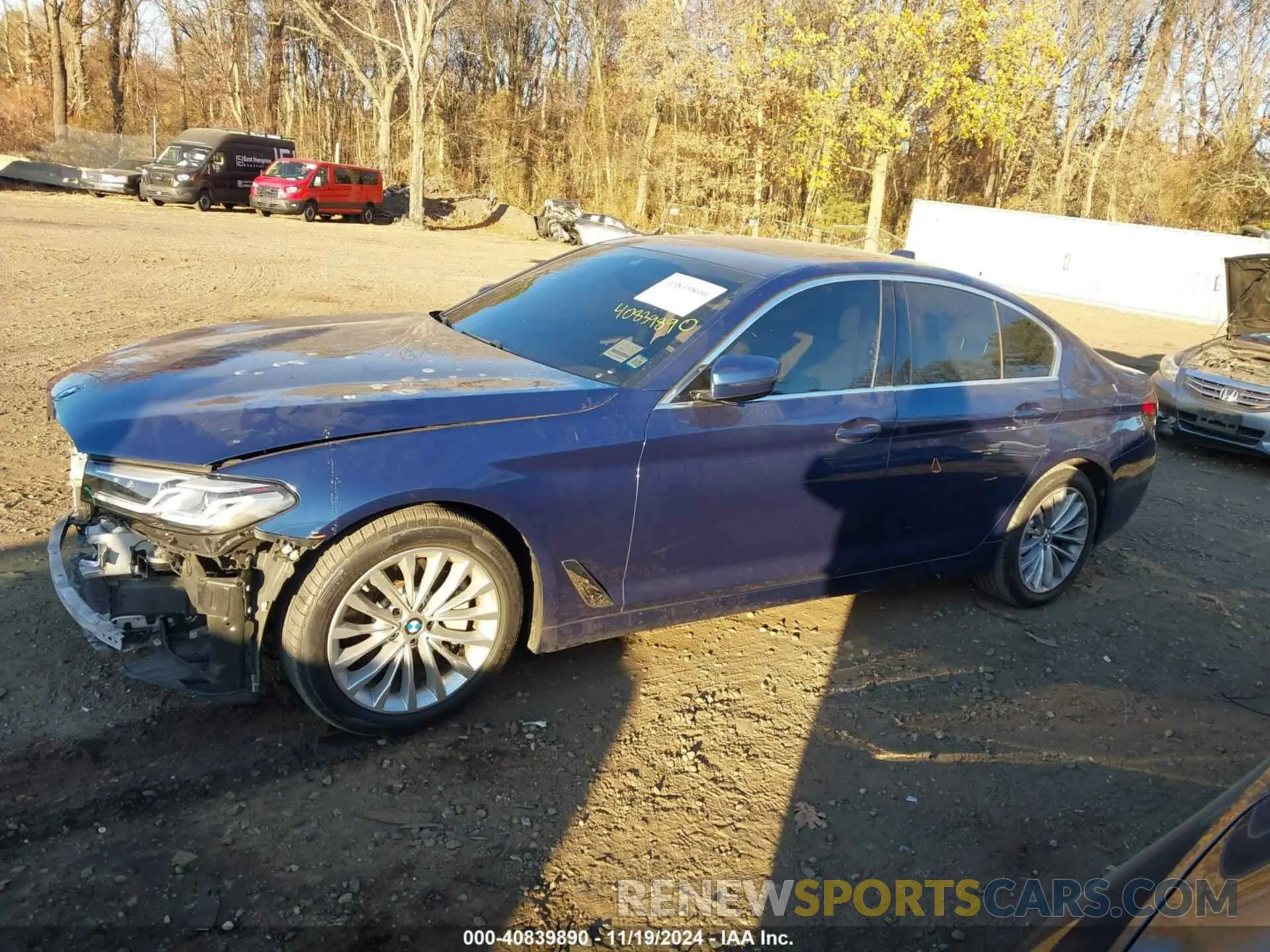 14 Photograph of a damaged car WBA13BJ05MWX33361 BMW 530I 2021
