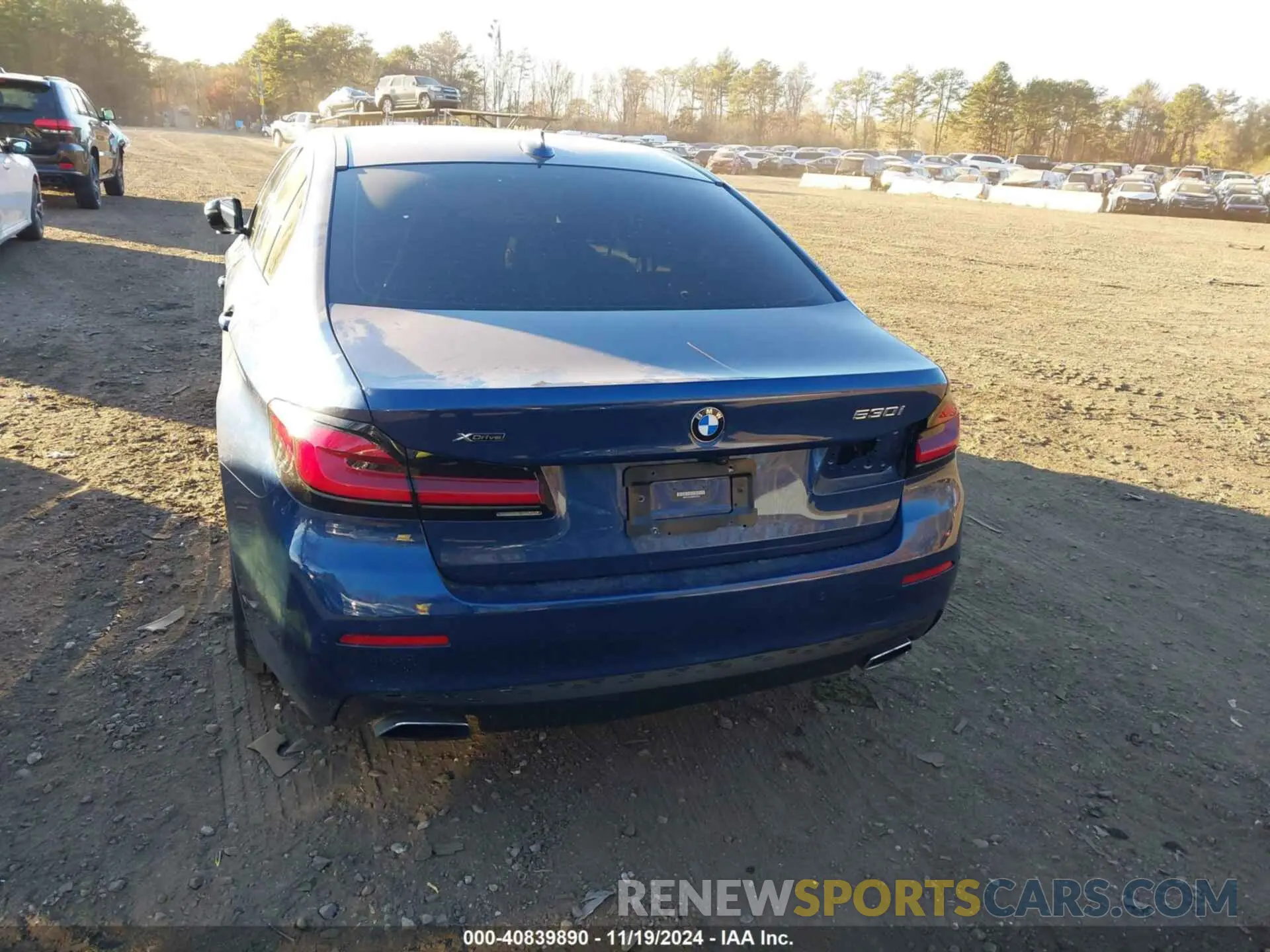 16 Photograph of a damaged car WBA13BJ05MWX33361 BMW 530I 2021