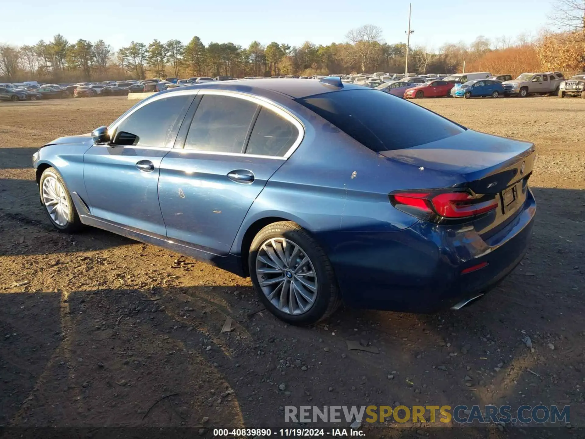 3 Photograph of a damaged car WBA13BJ05MWX33361 BMW 530I 2021