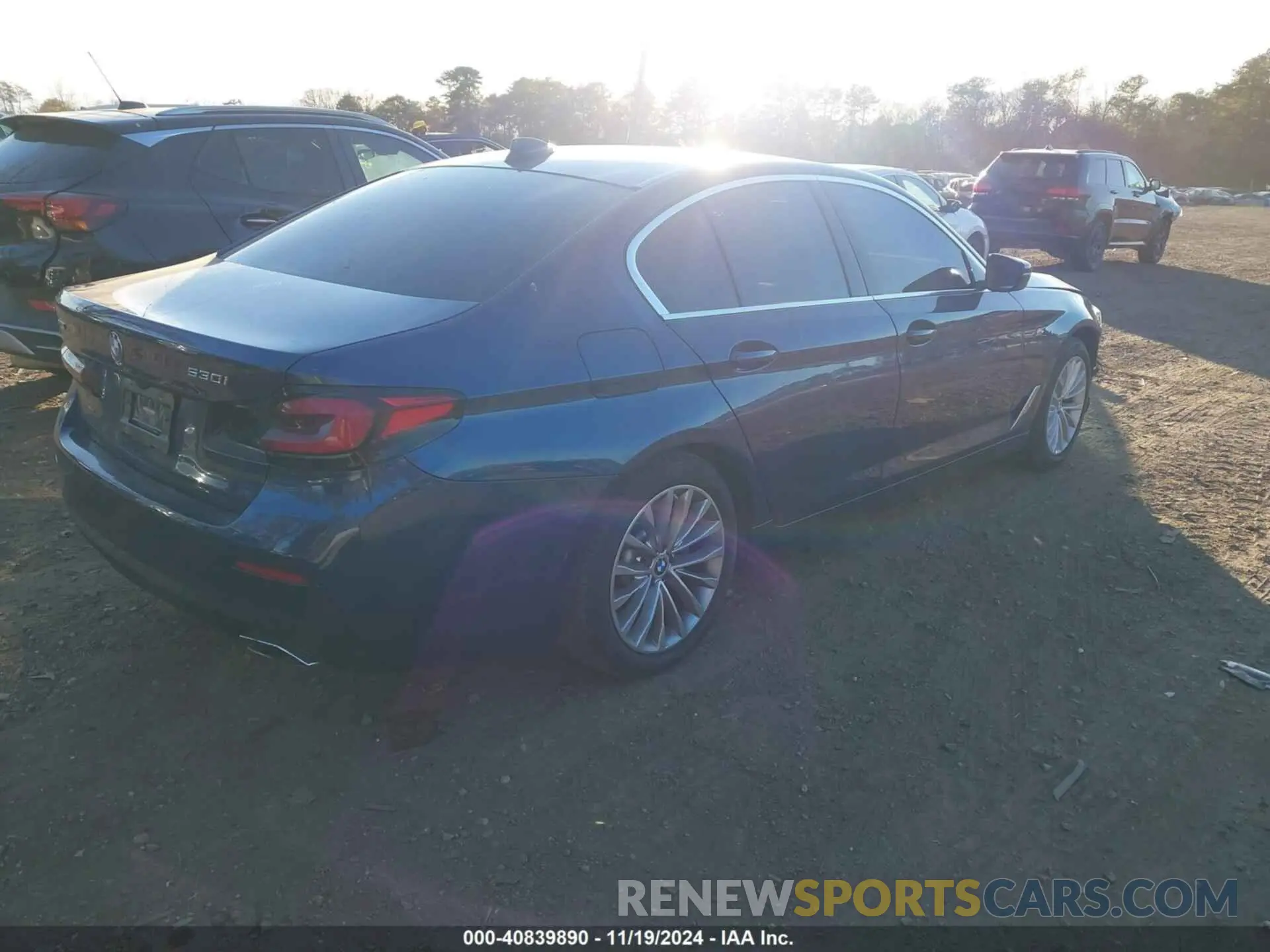 4 Photograph of a damaged car WBA13BJ05MWX33361 BMW 530I 2021