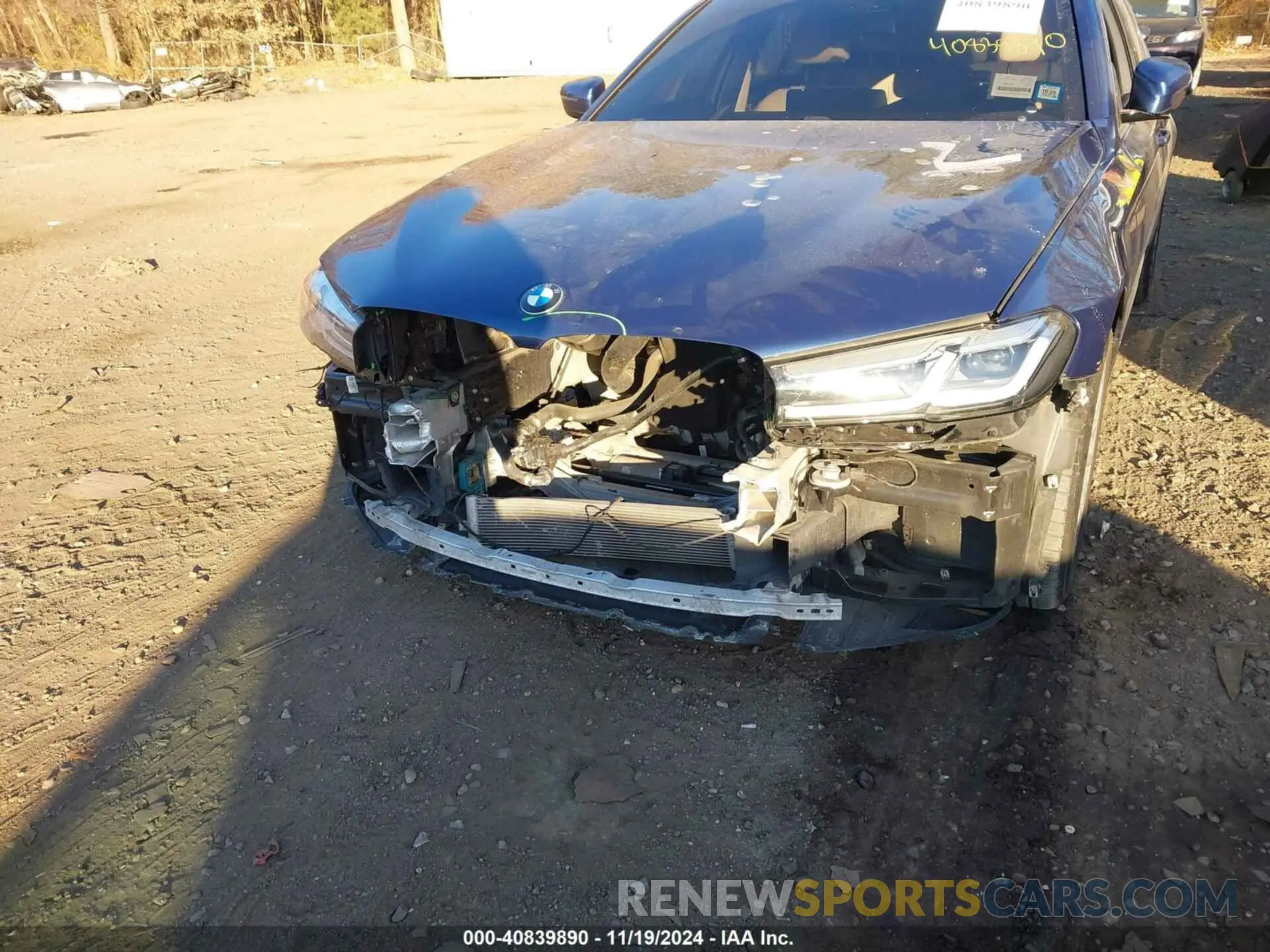 6 Photograph of a damaged car WBA13BJ05MWX33361 BMW 530I 2021