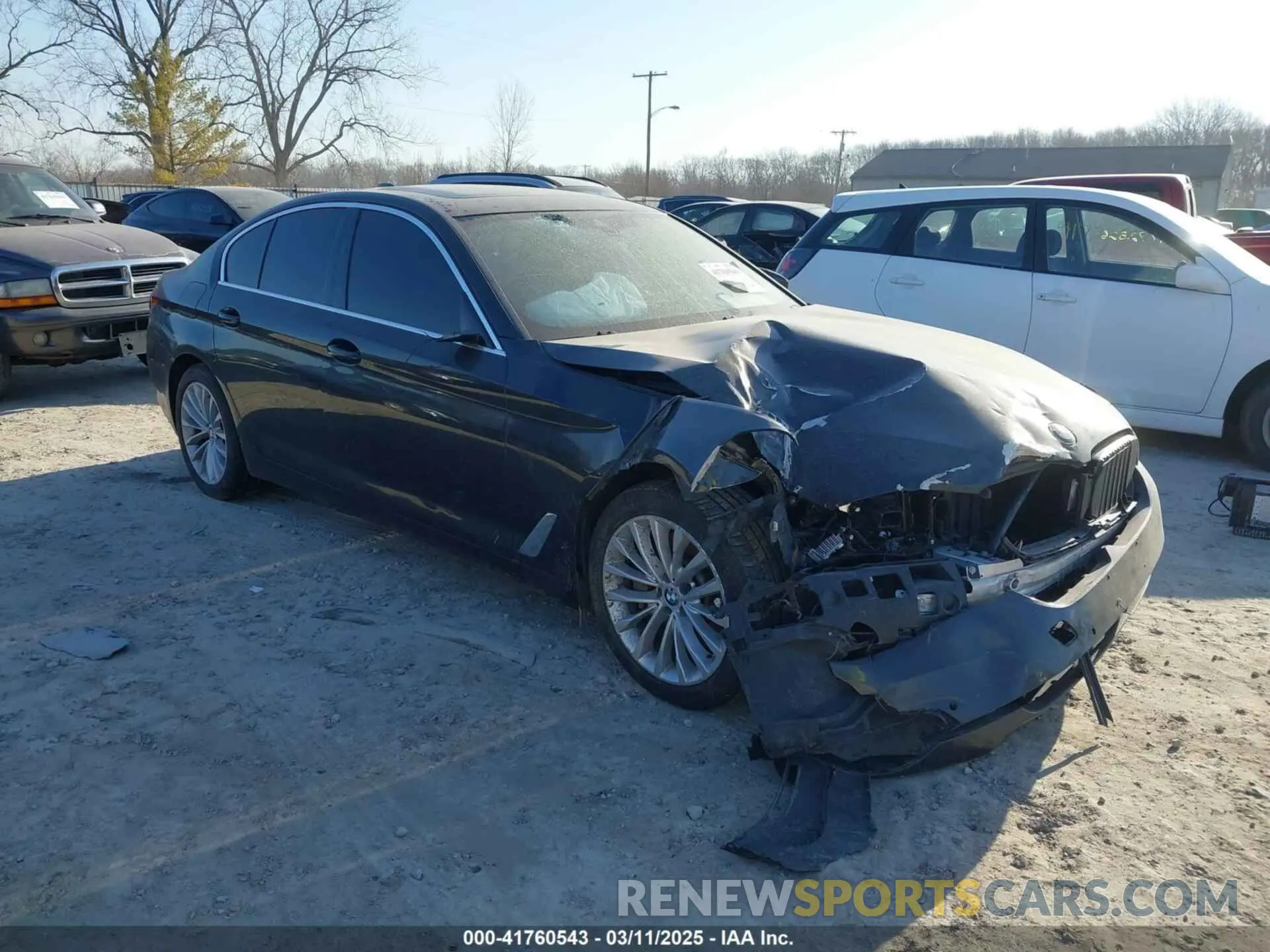 1 Photograph of a damaged car WBA13BJ06MCF66402 BMW 530I 2021