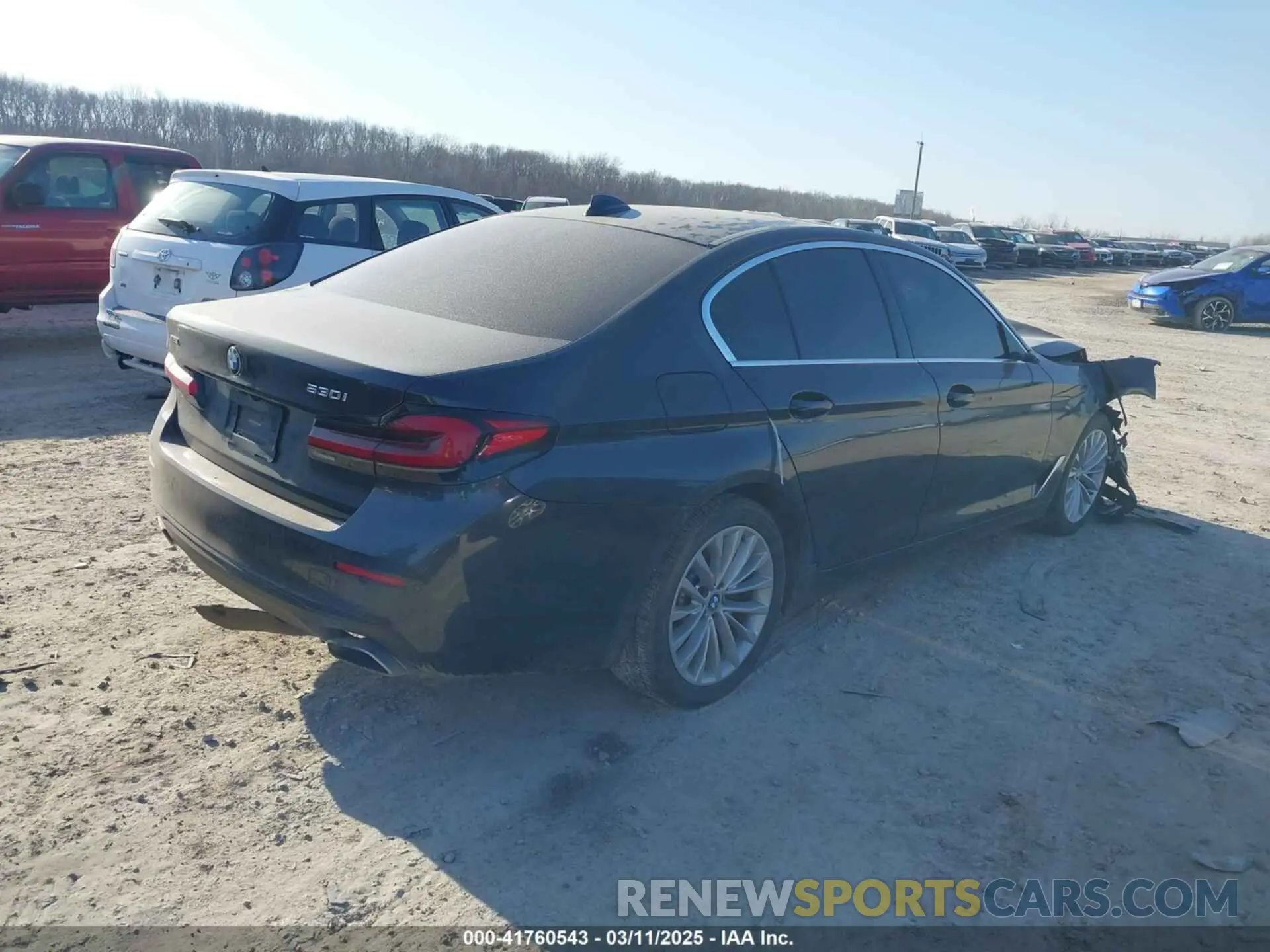 4 Photograph of a damaged car WBA13BJ06MCF66402 BMW 530I 2021