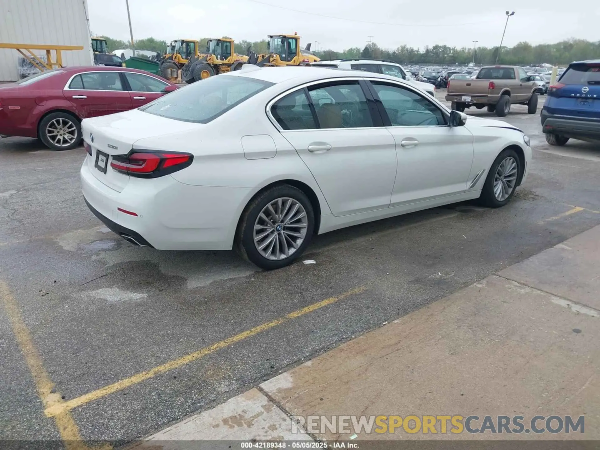 4 Photograph of a damaged car WBA13BJ08MCF06654 BMW 530I 2021