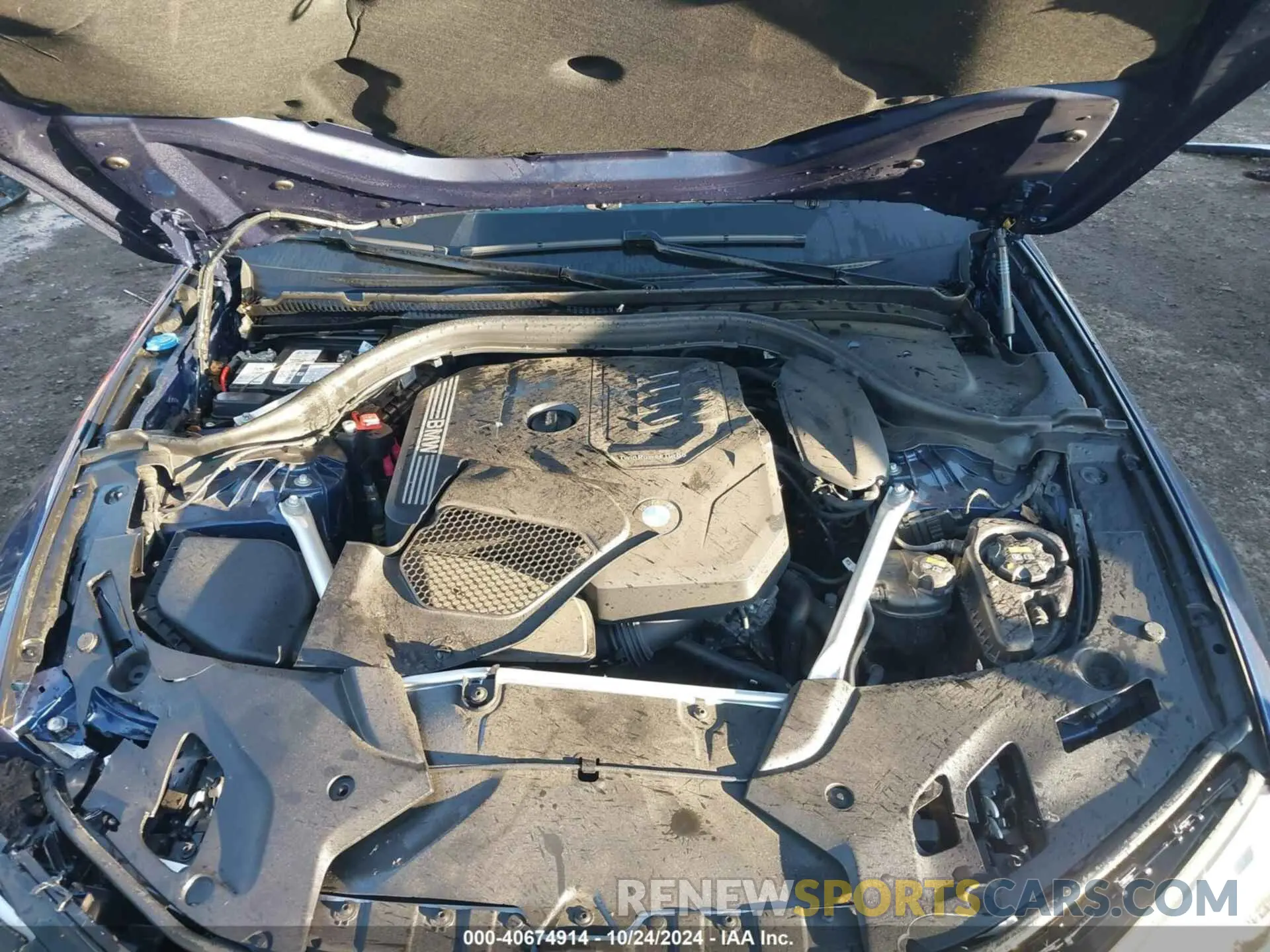 10 Photograph of a damaged car WBA13BJ08MWX26386 BMW 530I 2021