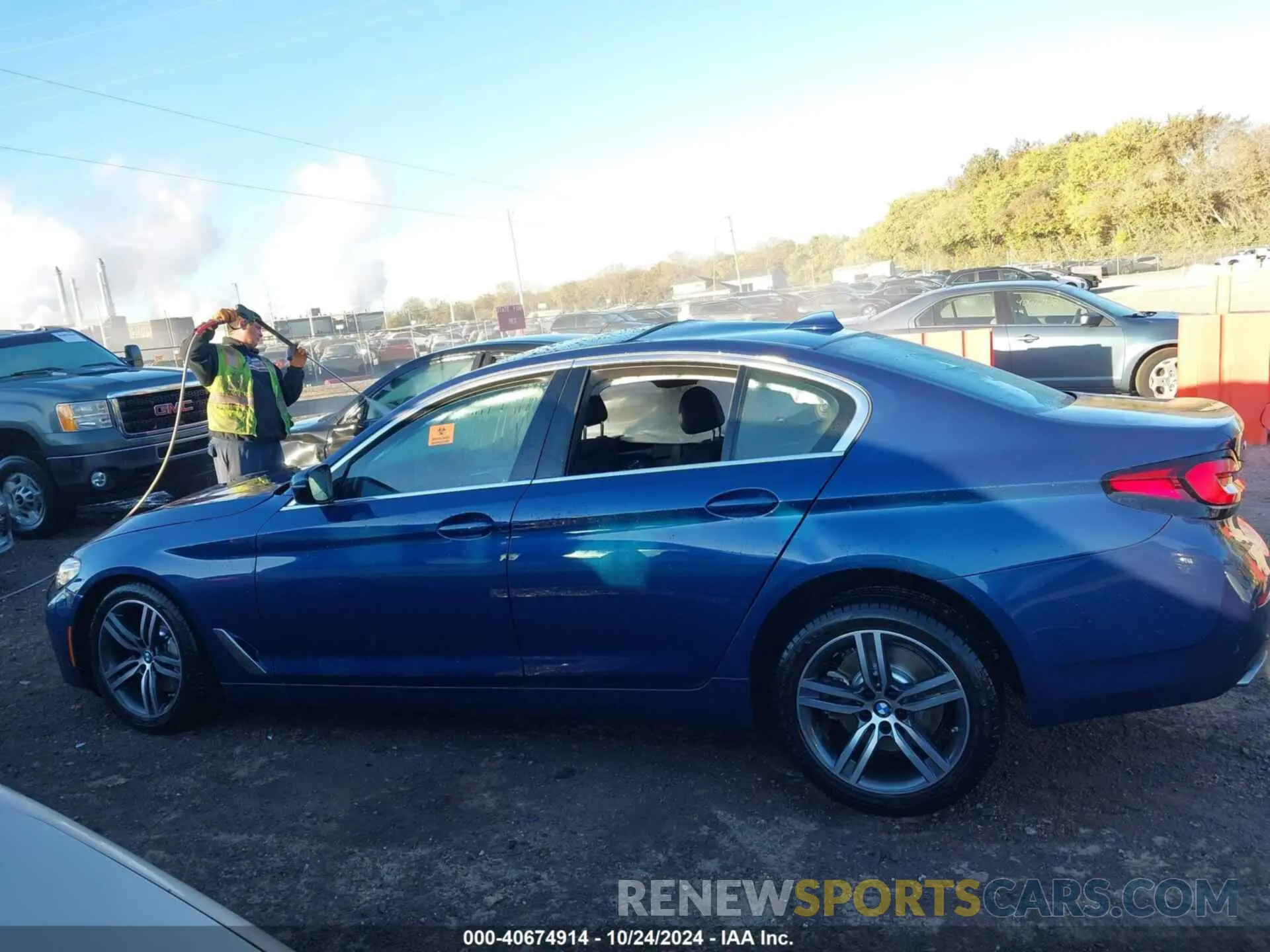 13 Photograph of a damaged car WBA13BJ08MWX26386 BMW 530I 2021
