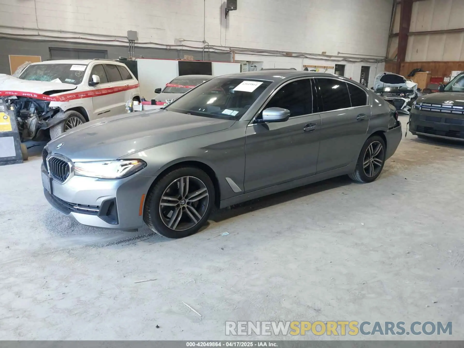 2 Photograph of a damaged car WBA13BJ09MWX01402 BMW 530I 2021