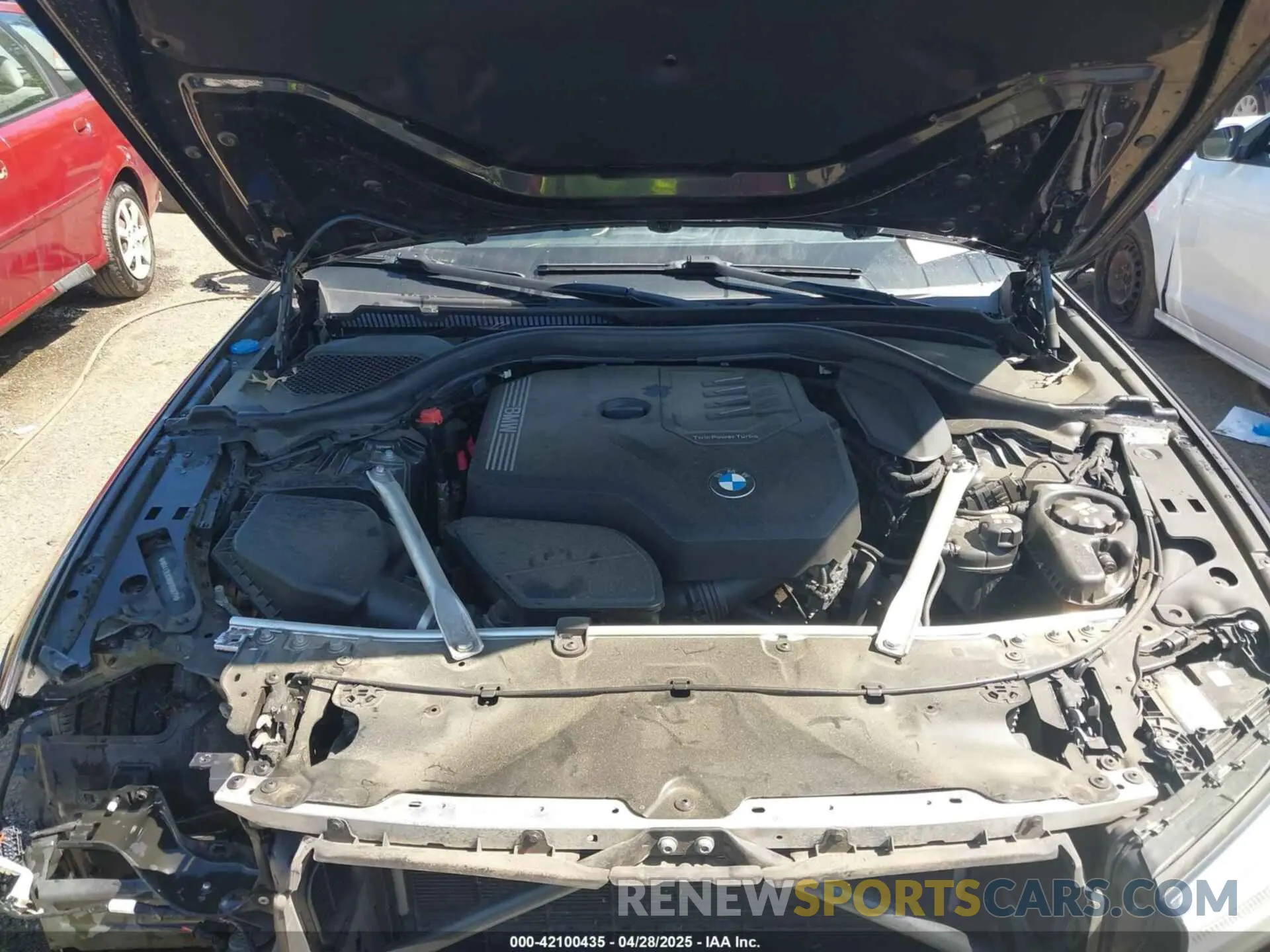 10 Photograph of a damaged car WBA13BJ0XMWX00677 BMW 530I 2021