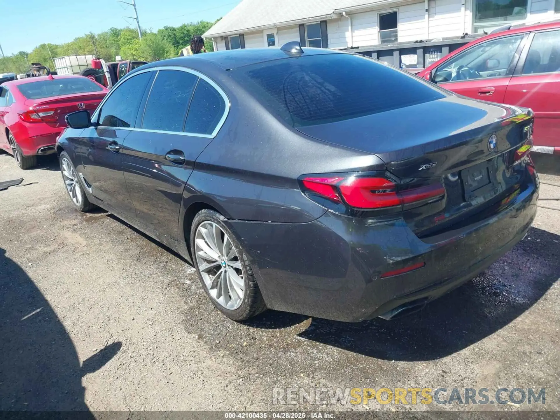 3 Photograph of a damaged car WBA13BJ0XMWX00677 BMW 530I 2021
