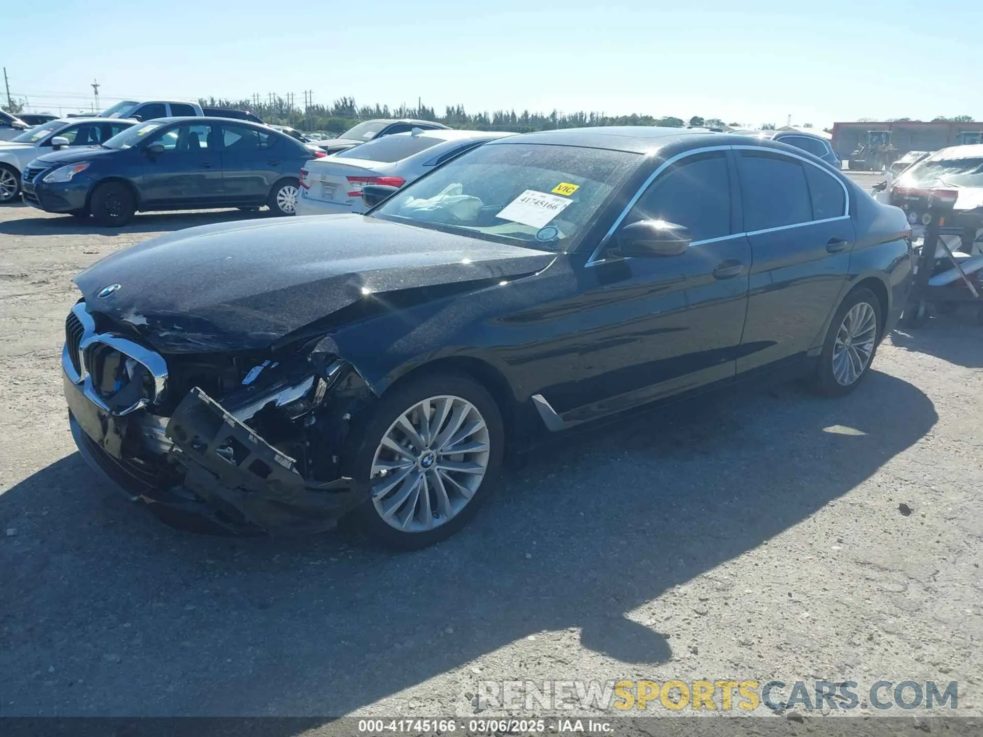 2 Photograph of a damaged car WBA53BH02MCF77971 BMW 530I 2021