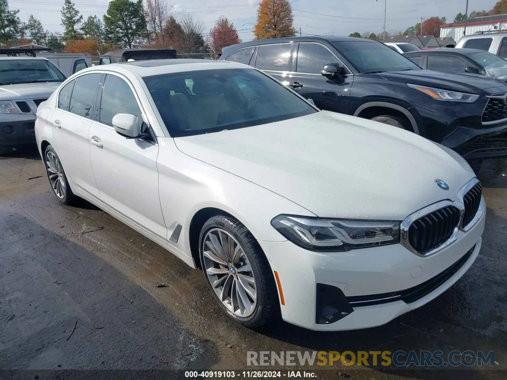 1 Photograph of a damaged car WBA53BH02MCG73261 BMW 530I 2021