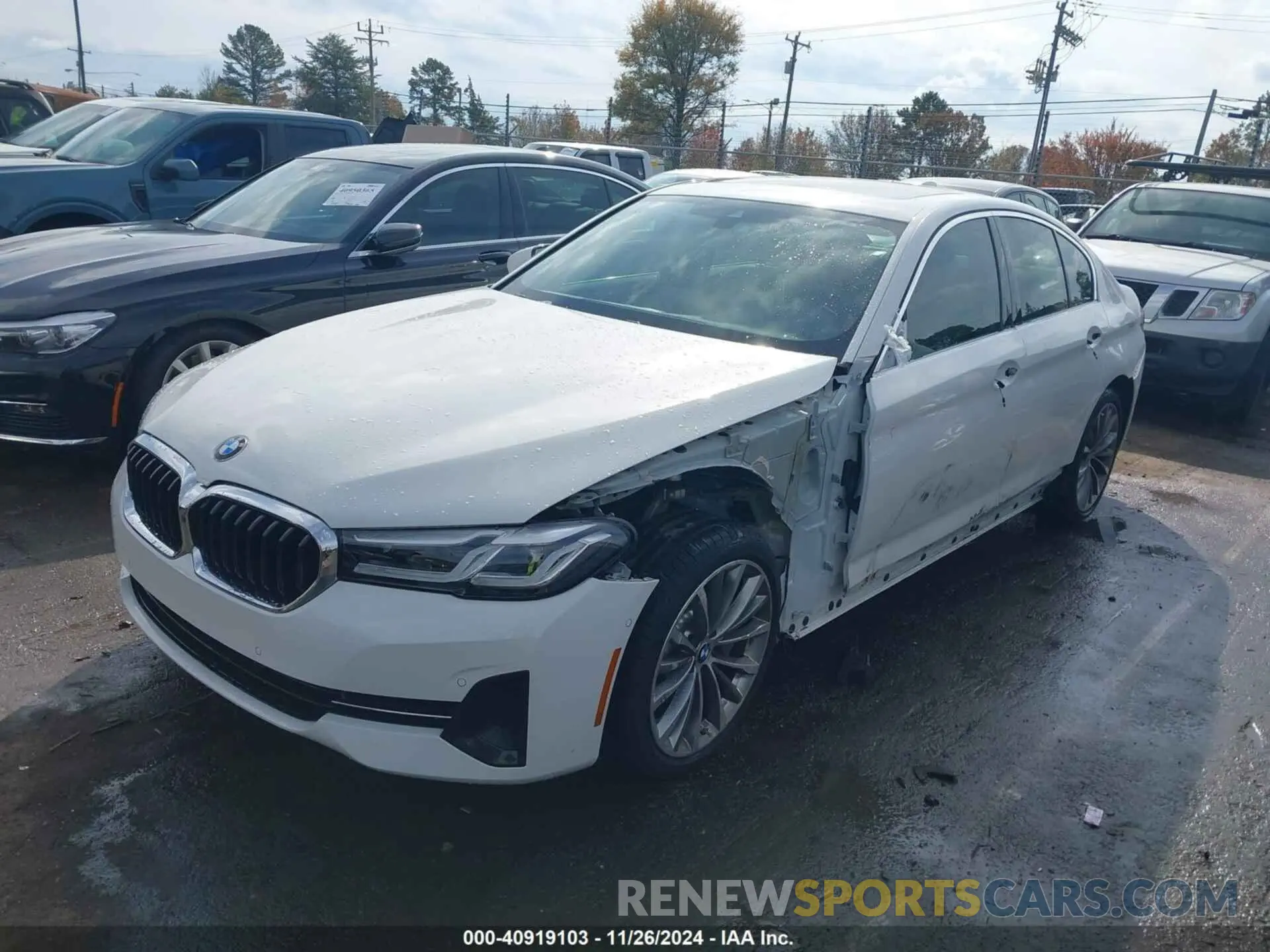 2 Photograph of a damaged car WBA53BH02MCG73261 BMW 530I 2021