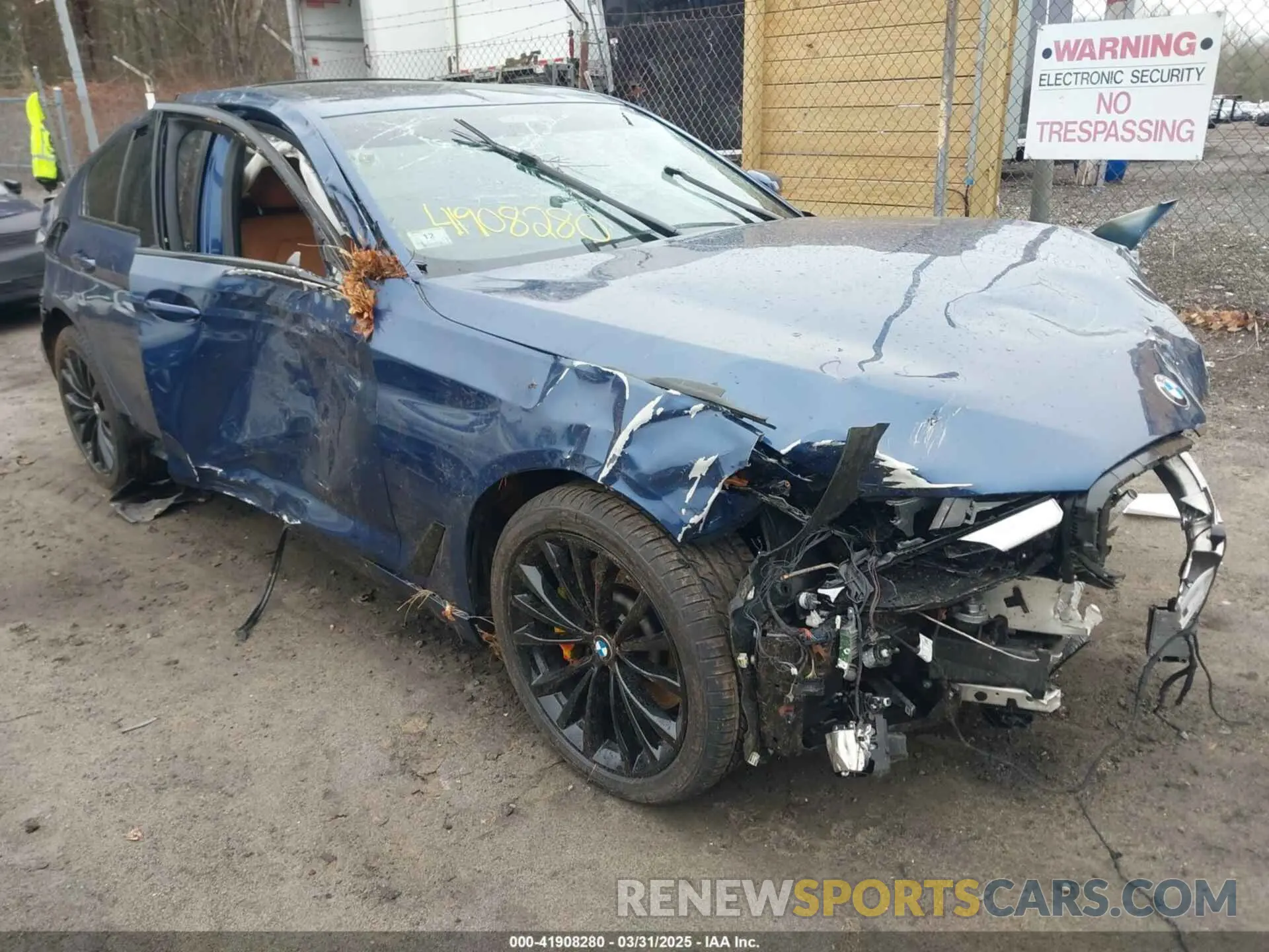 1 Photograph of a damaged car WBA53BH04MCF15438 BMW 530I 2021