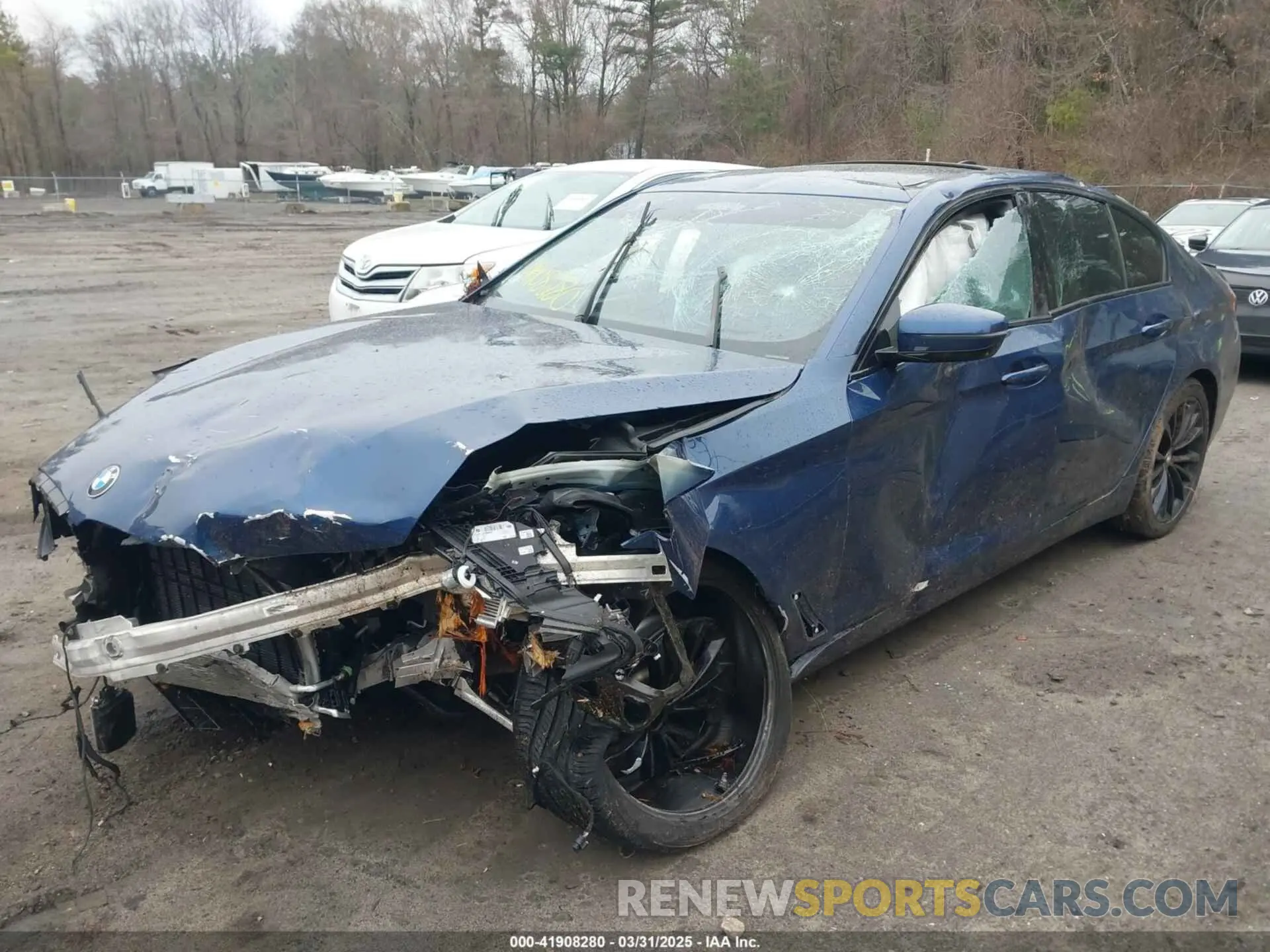 2 Photograph of a damaged car WBA53BH04MCF15438 BMW 530I 2021