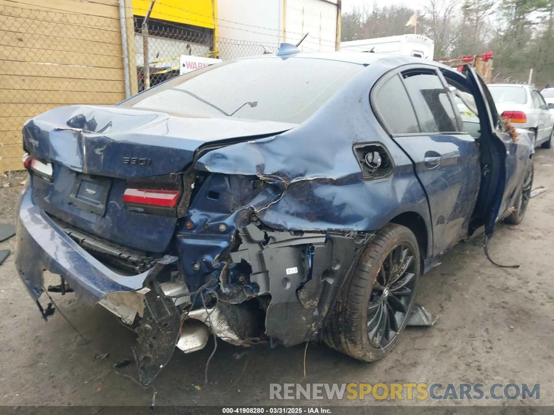 4 Photograph of a damaged car WBA53BH04MCF15438 BMW 530I 2021