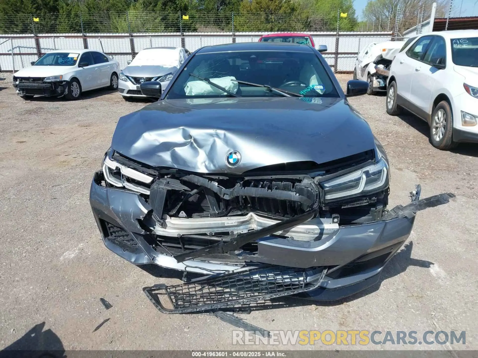 13 Photograph of a damaged car WBA53BH04MWX16672 BMW 530I 2021