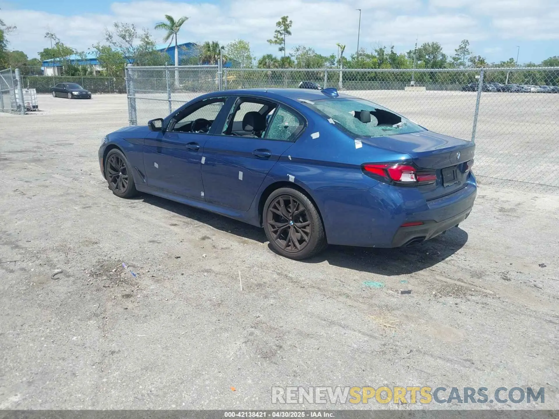 3 Photograph of a damaged car WBA53BH09MWX23682 BMW 530I 2021