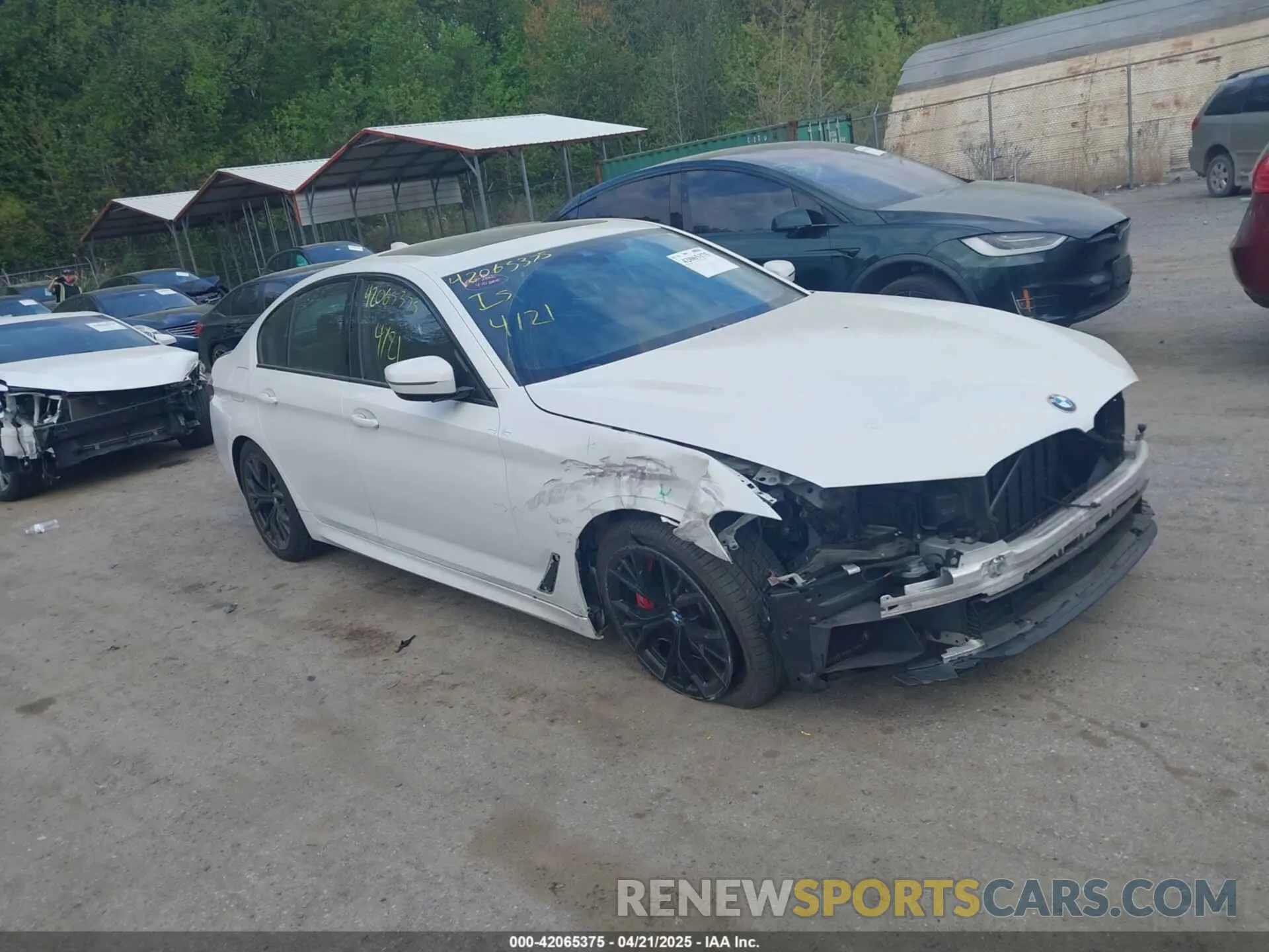1 Photograph of a damaged car WBA73BJ07PWX98985 BMW 540 2023