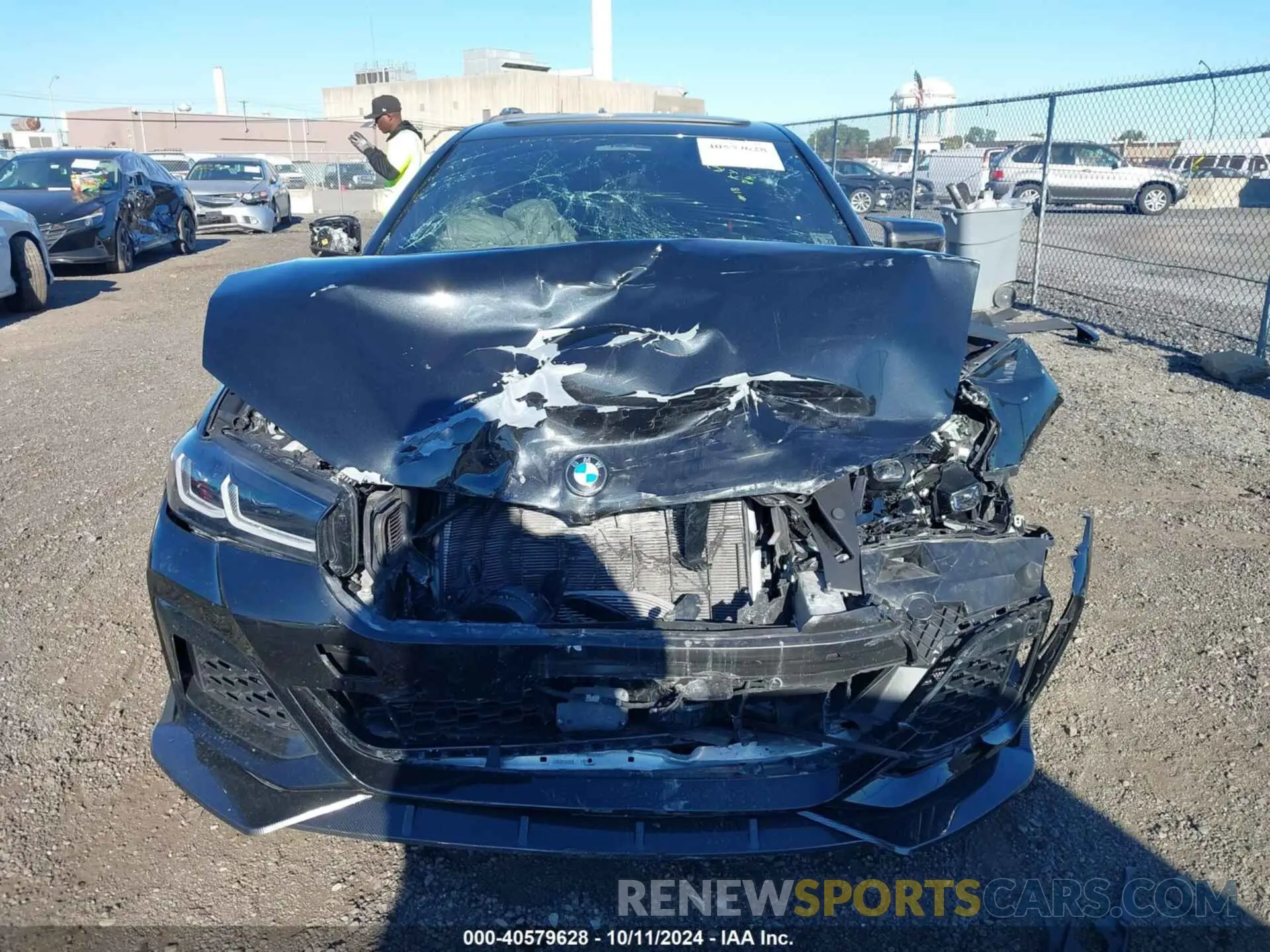 13 Photograph of a damaged car WBA73BJ0XPWX99886 BMW 540 2023