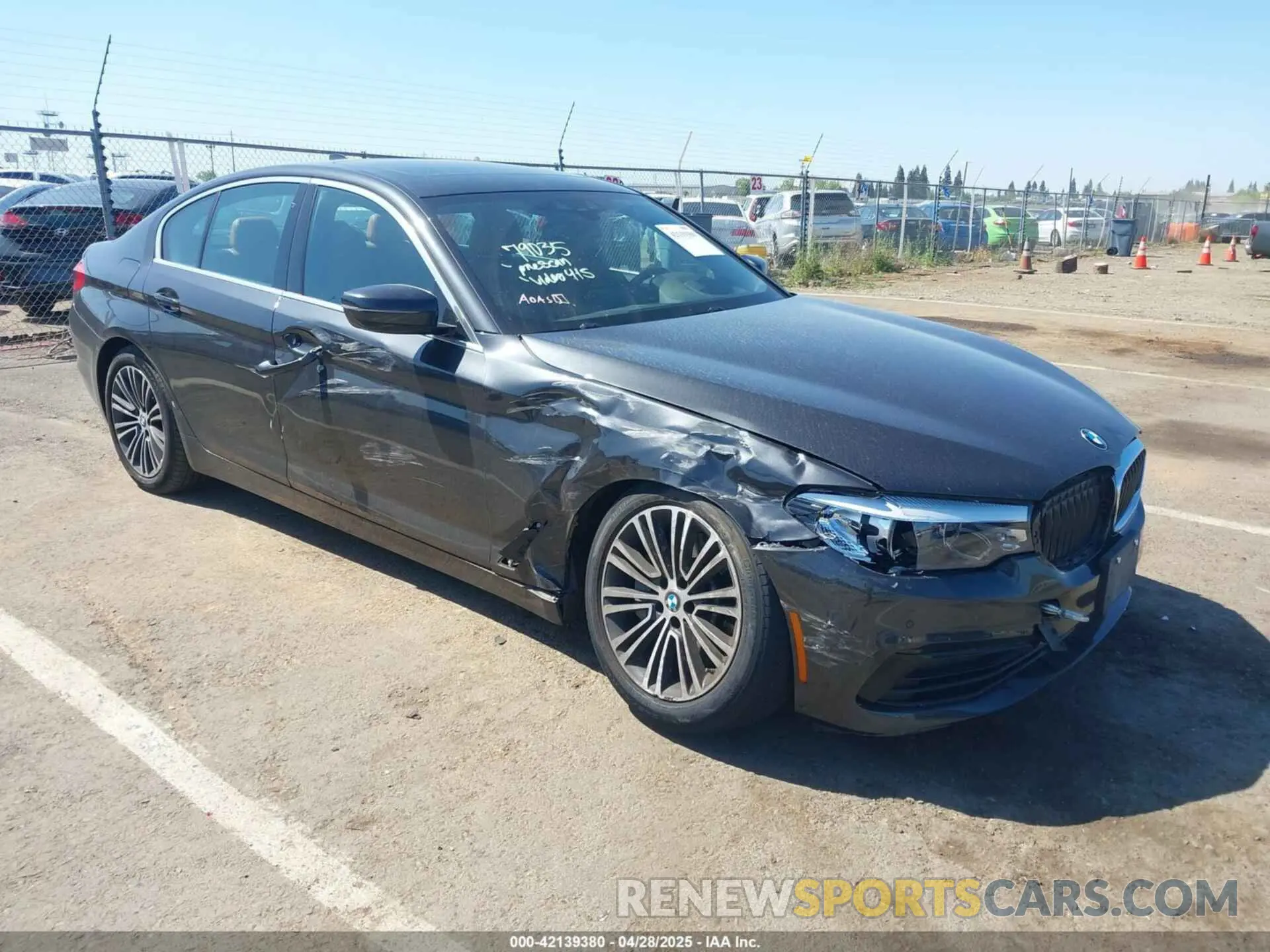 1 Photograph of a damaged car WBAJE5C5XKWW20300 BMW 540I 2019