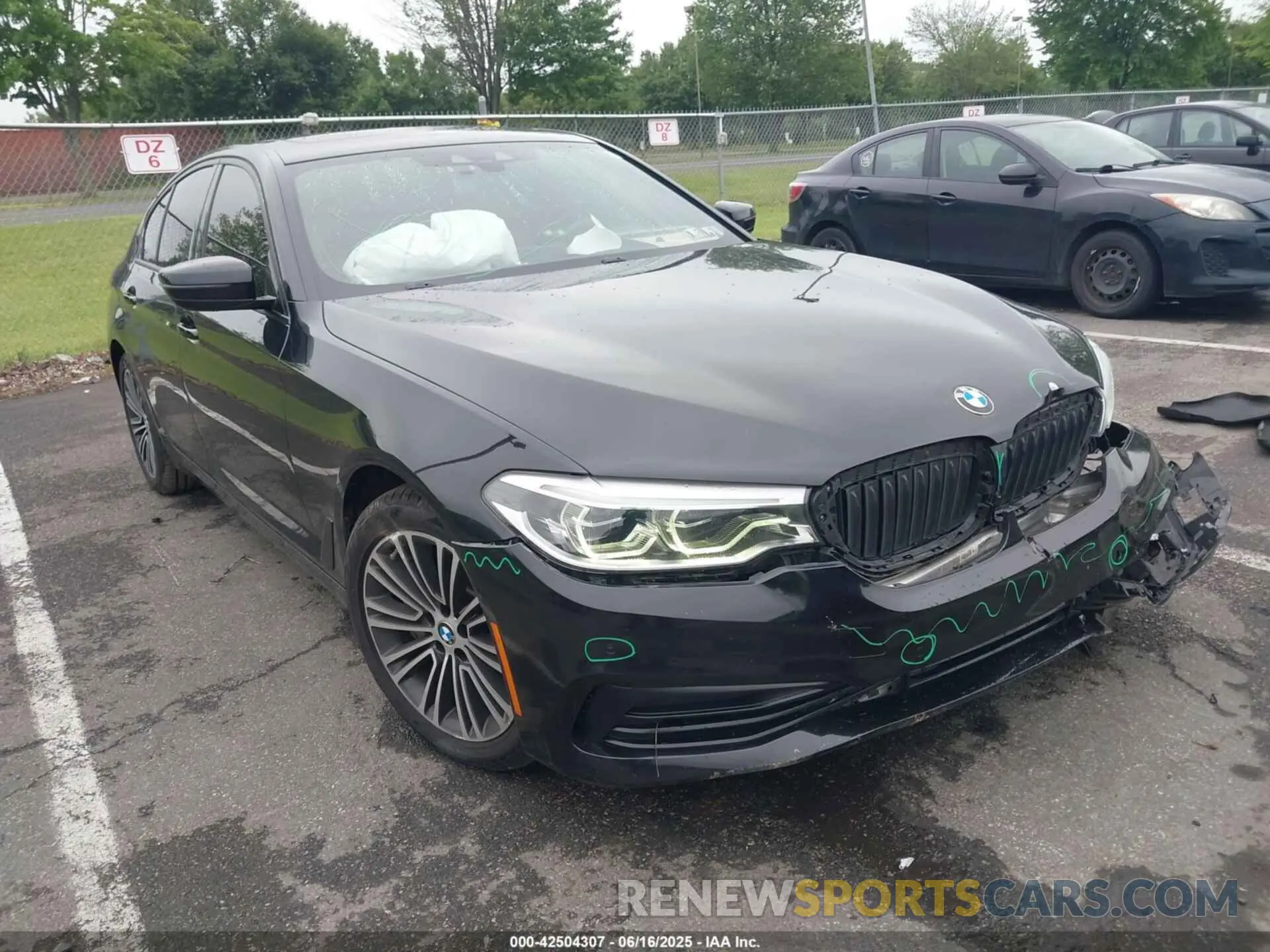 1 Photograph of a damaged car WBAJS3C09LCD33702 BMW 540I 2020