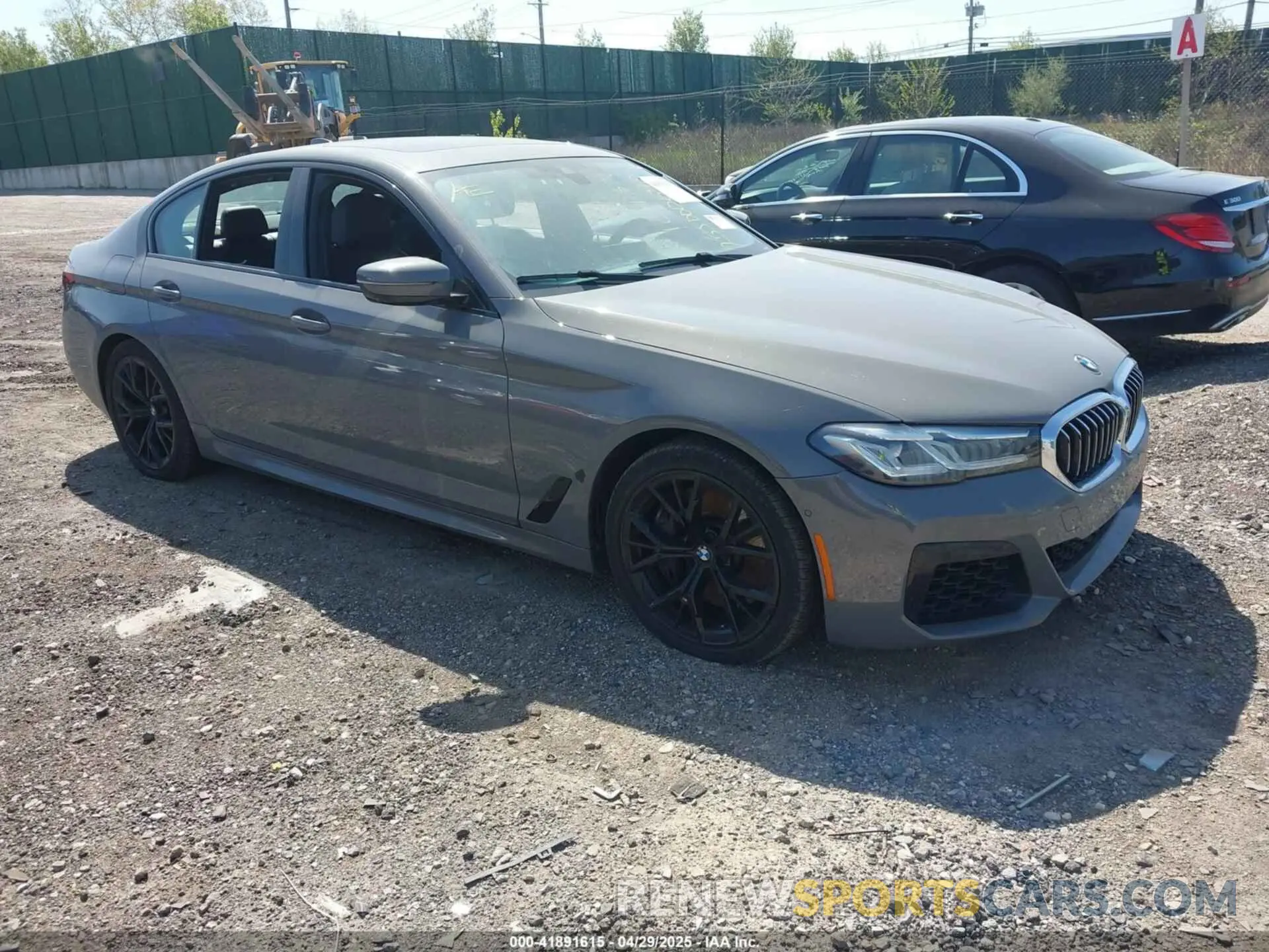 1 Photograph of a damaged car WBA73BJ03MWX30307 BMW 540I 2021