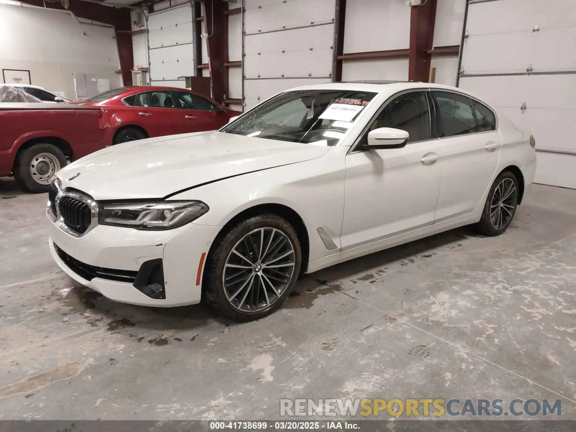 2 Photograph of a damaged car WBA73BJ0XMCF99803 BMW 540I 2021
