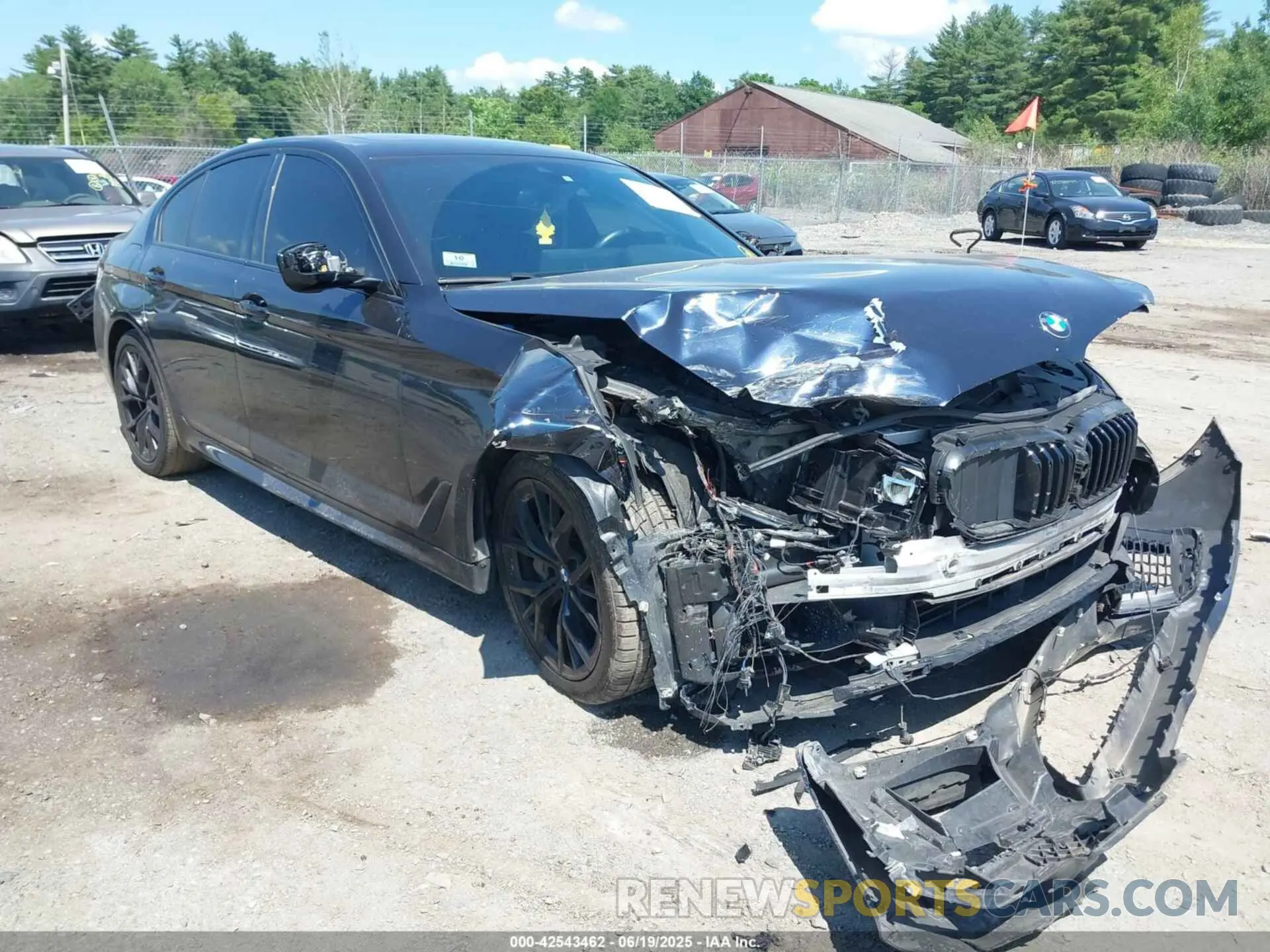 1 Photograph of a damaged car WBA73BJ0XMWX05467 BMW 540I 2021