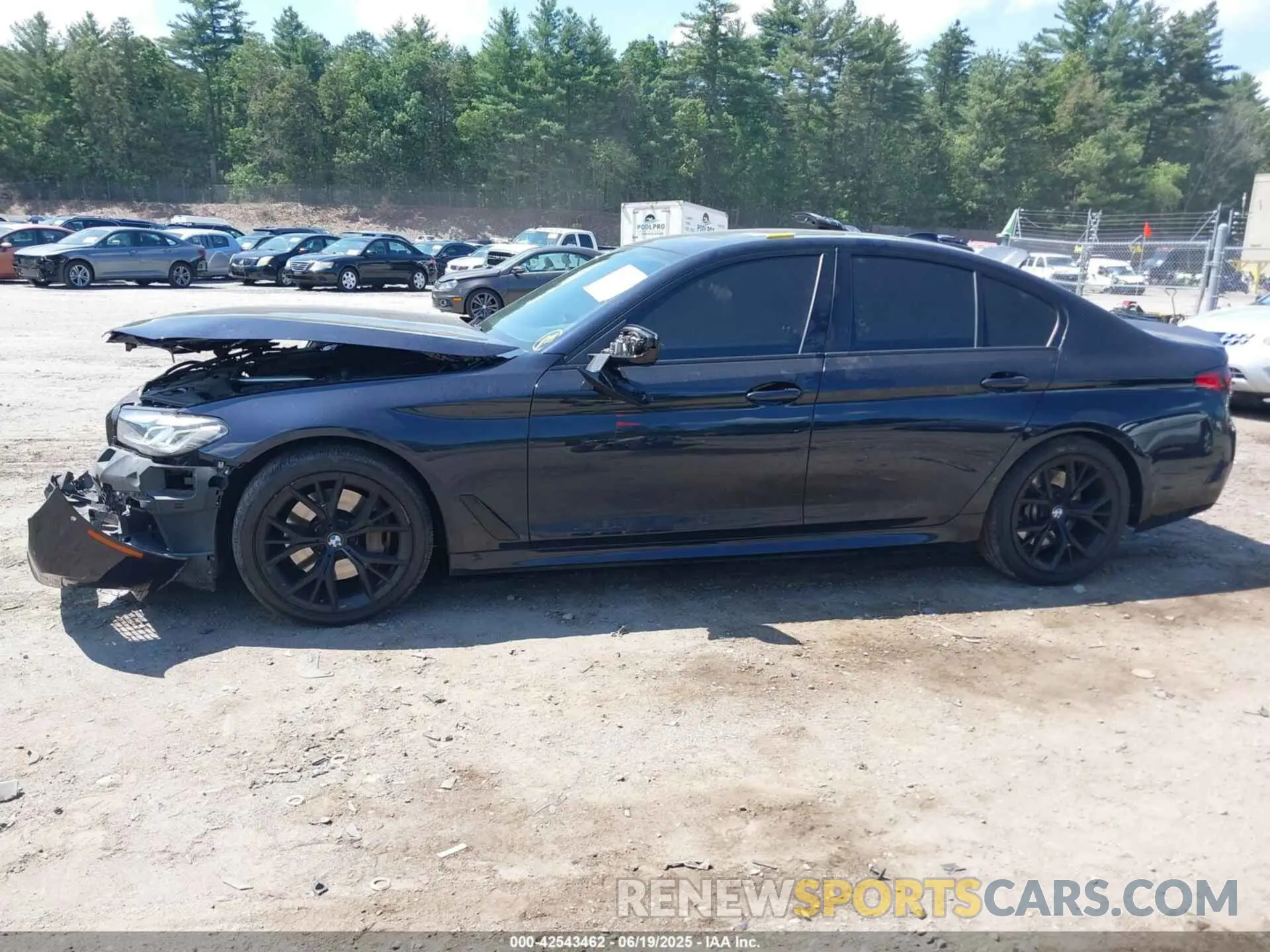 14 Photograph of a damaged car WBA73BJ0XMWX05467 BMW 540I 2021