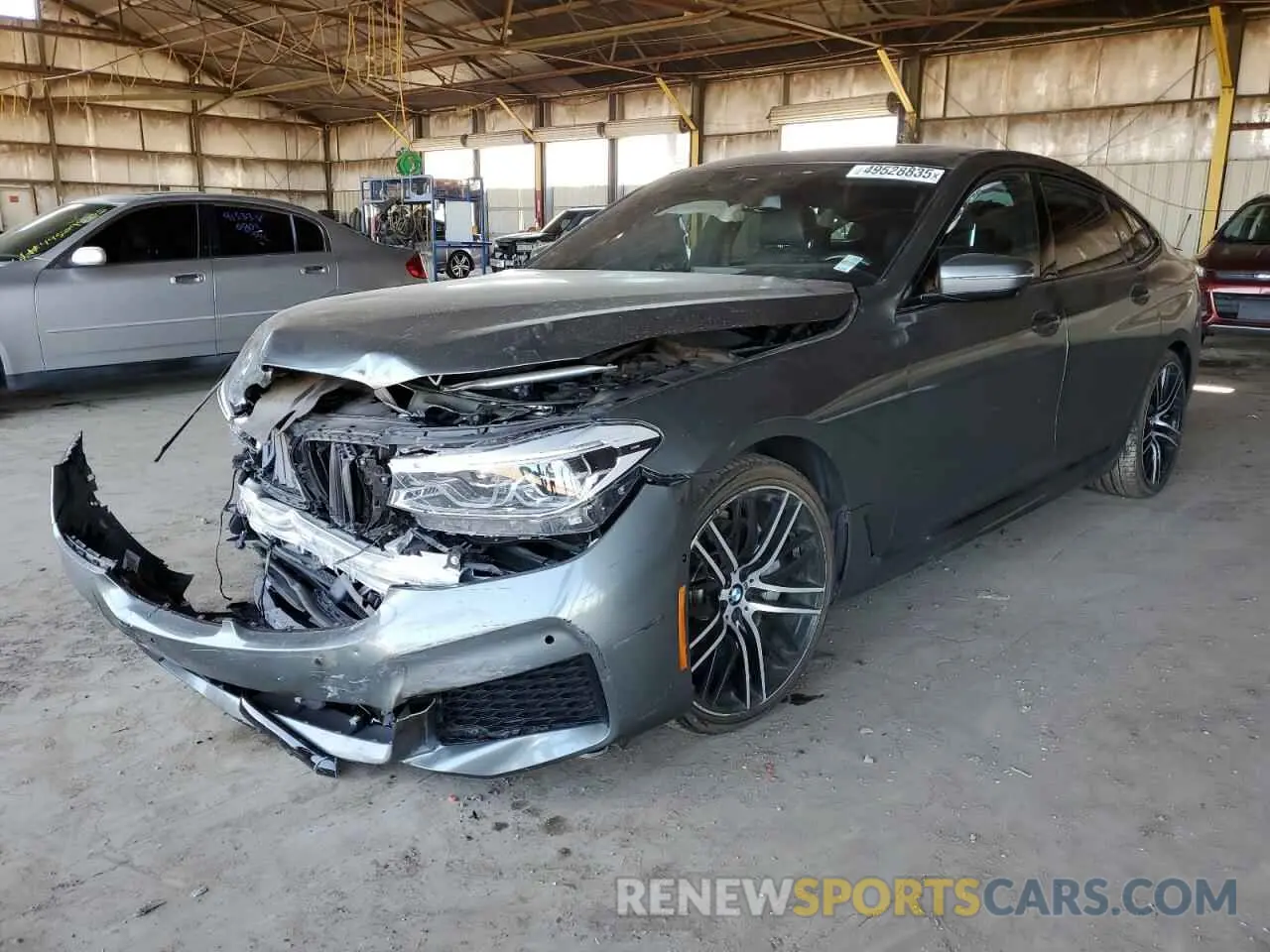 1 Photograph of a damaged car WBAJV6C59KBK08303 BMW 6 SERIES 2019