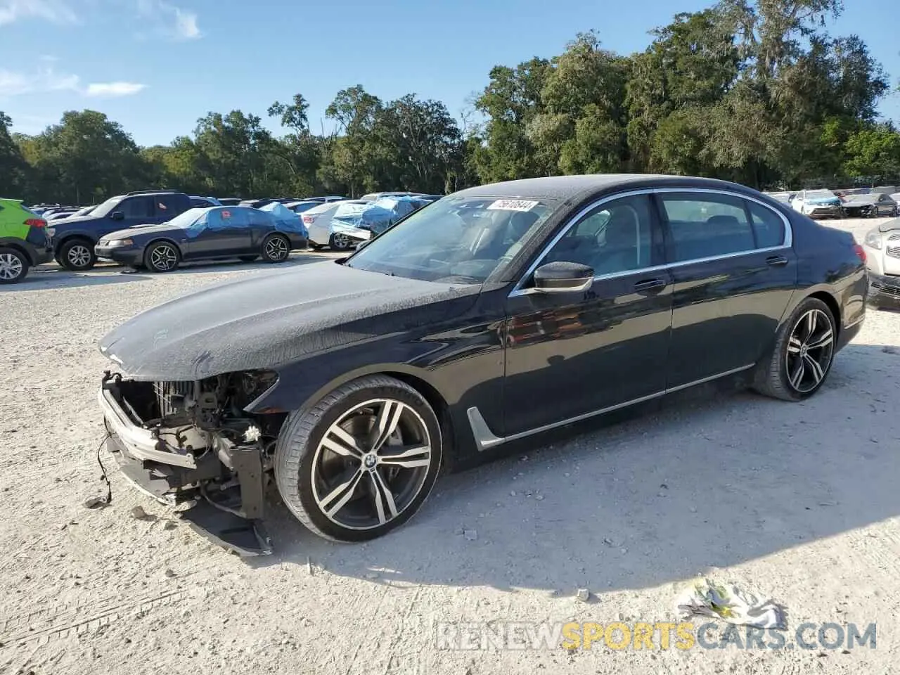 1 Photograph of a damaged car WBA7E2C50KB218141 BMW 7 SERIES 2019