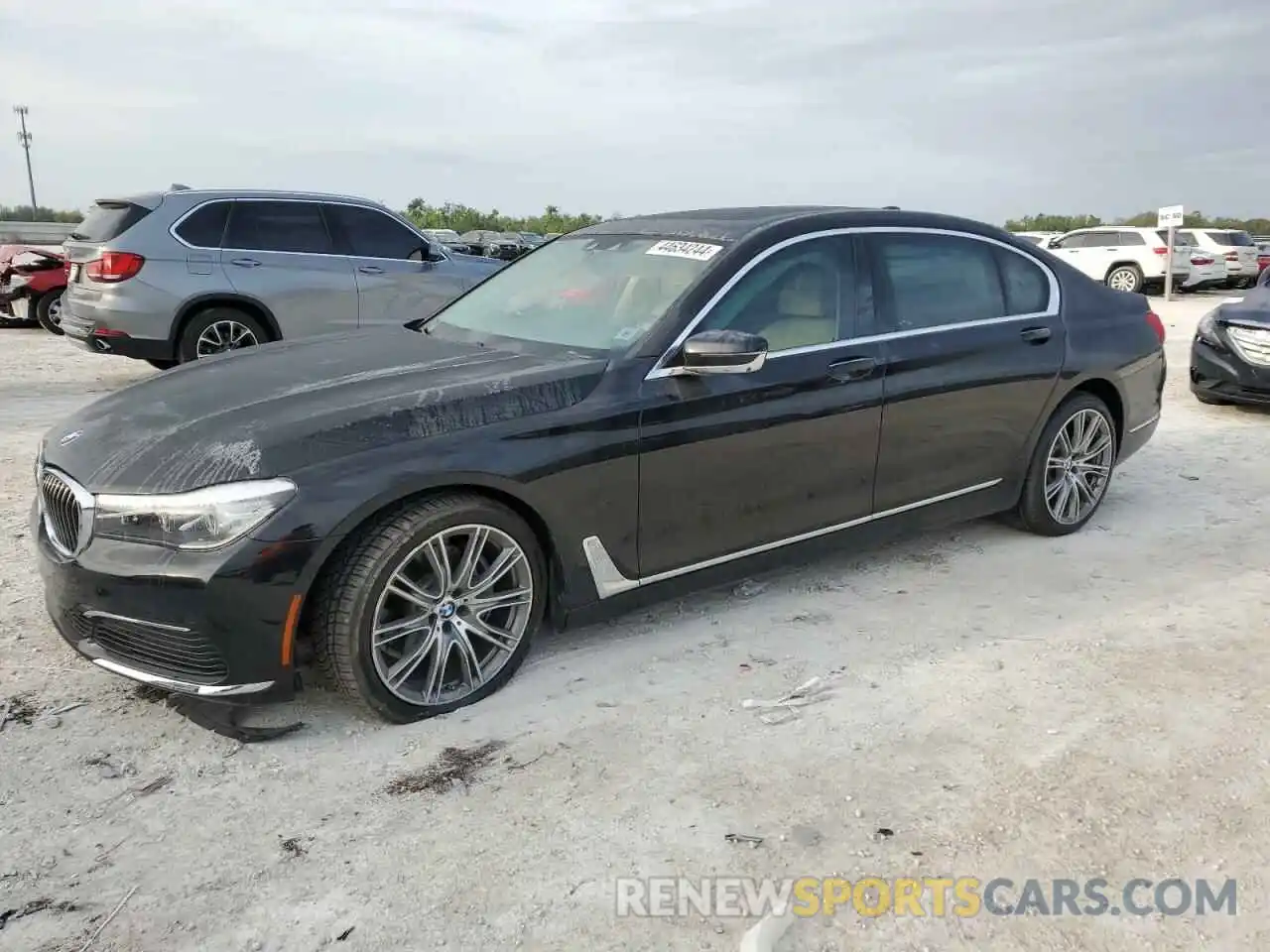 1 Photograph of a damaged car WBA7E2C50KB218236 BMW 7 SERIES 2019