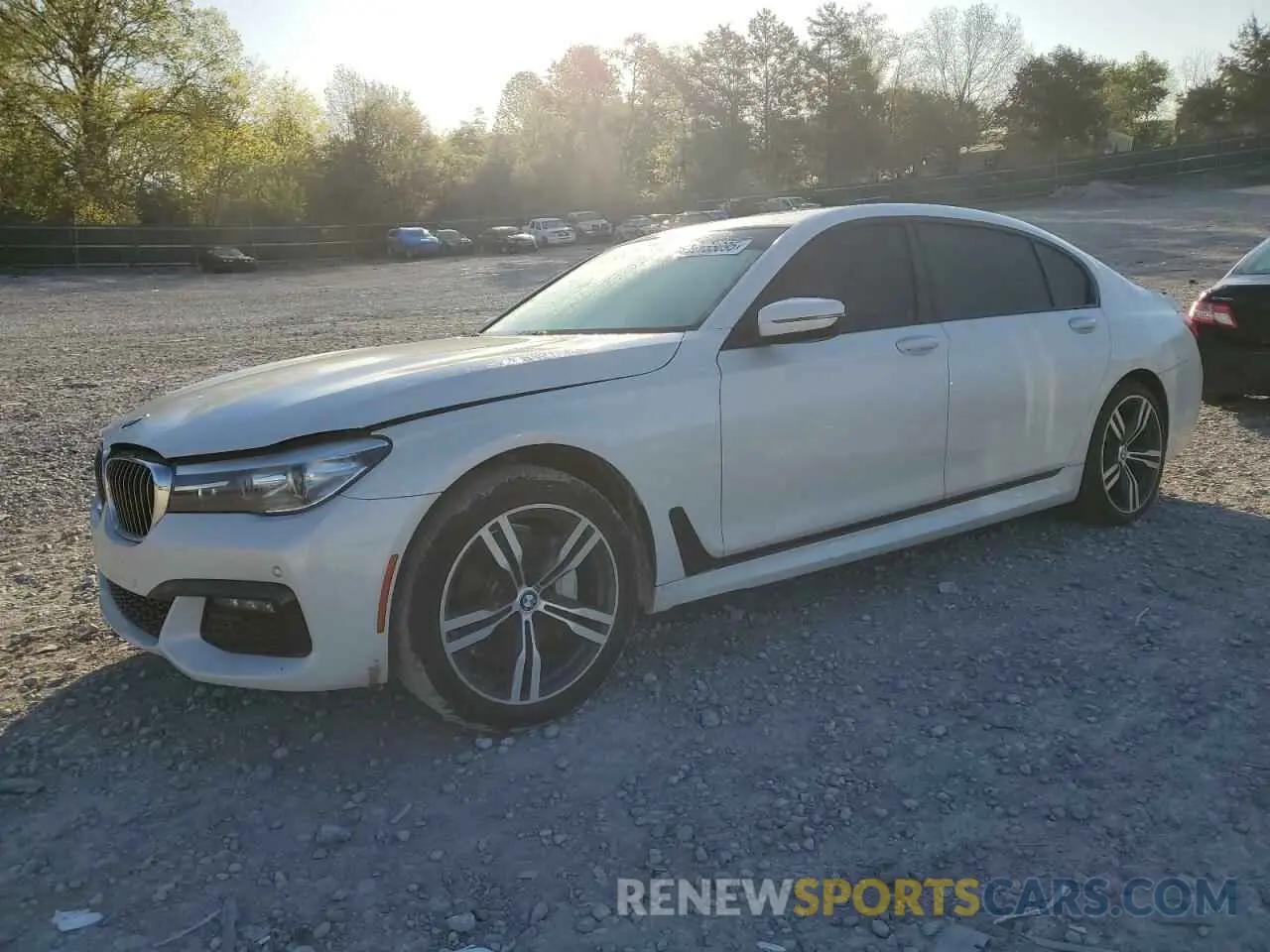 1 Photograph of a damaged car WBA7E2C51KB218262 BMW 7 SERIES 2019